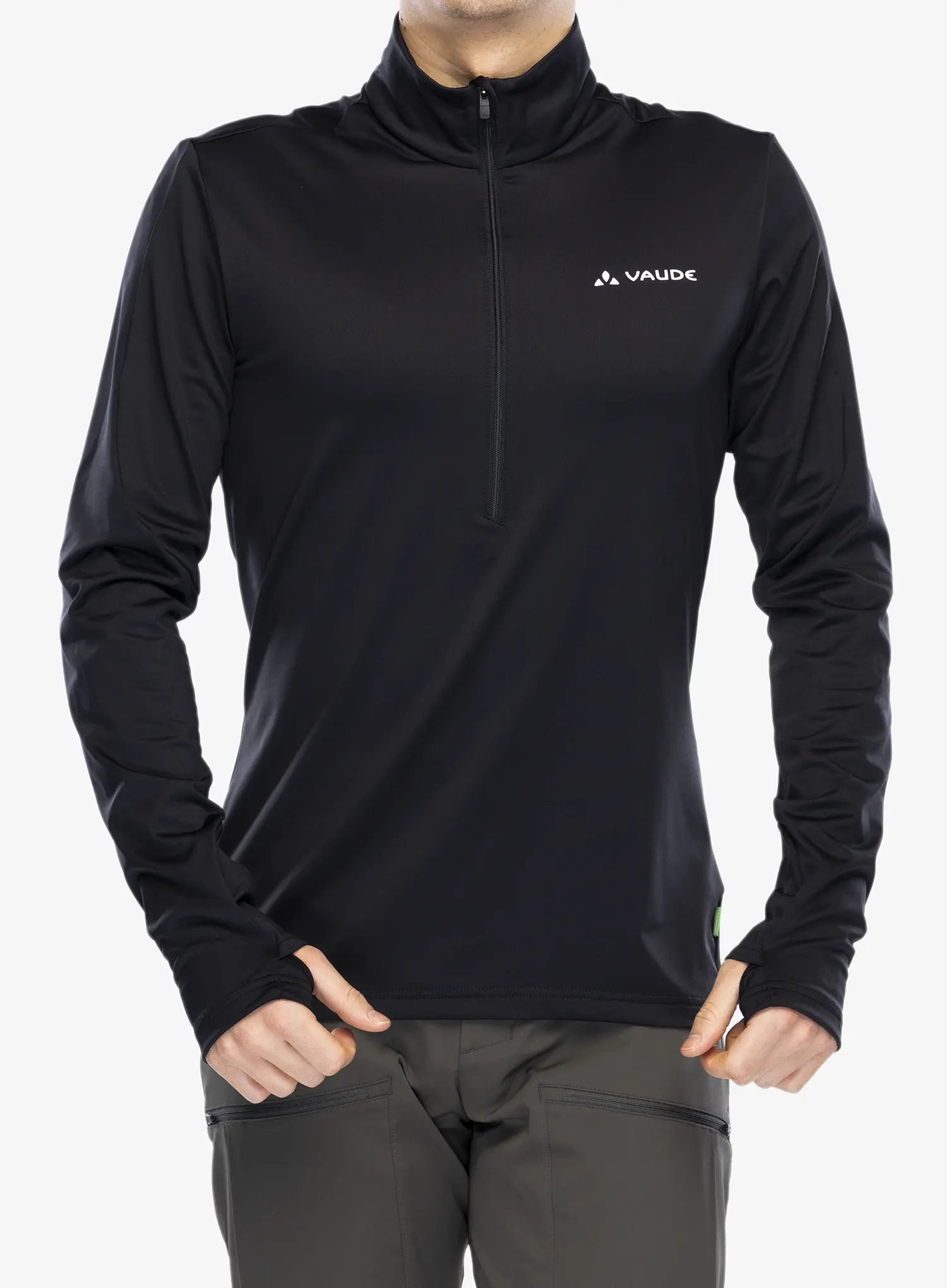 Кофта флісова Vaude Livigno Halfzip II - black