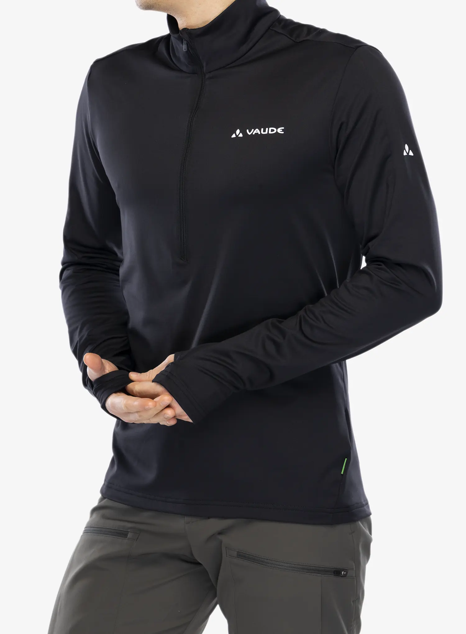 Кофта флісова Vaude Livigno Halfzip II - black