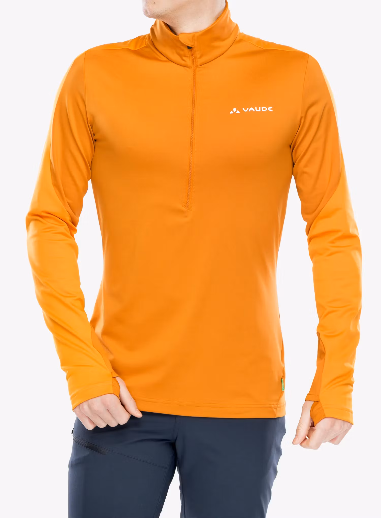 Кофта флісова Vaude Livigno Halfzip II - kumquat
