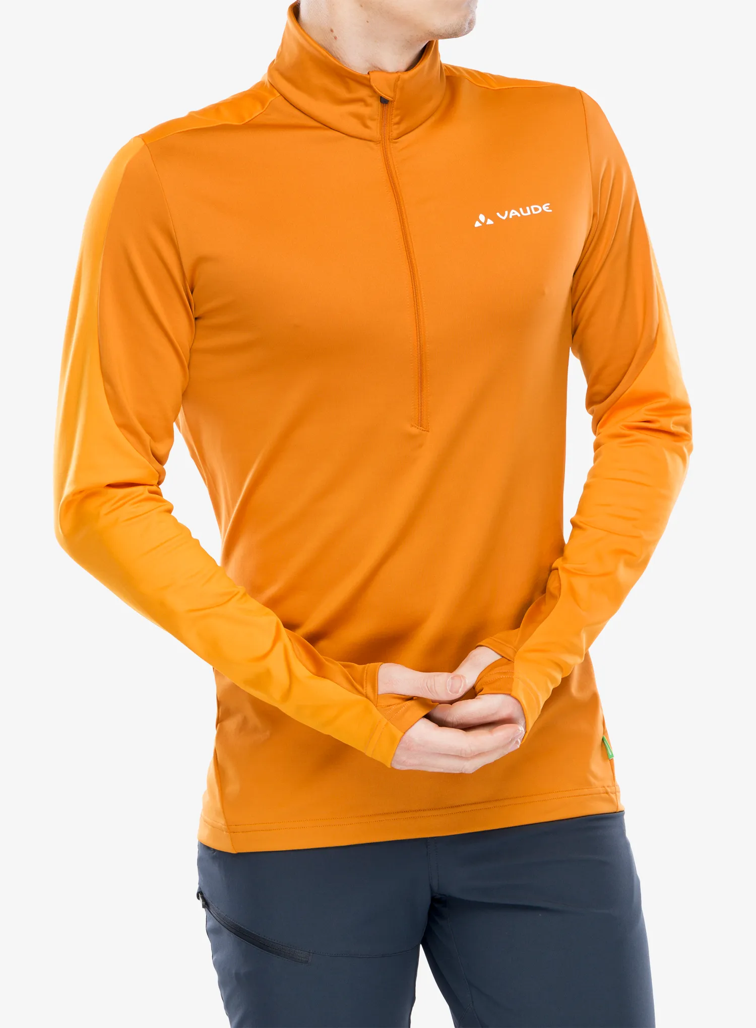 Кофта флісова Vaude Livigno Halfzip II - kumquat