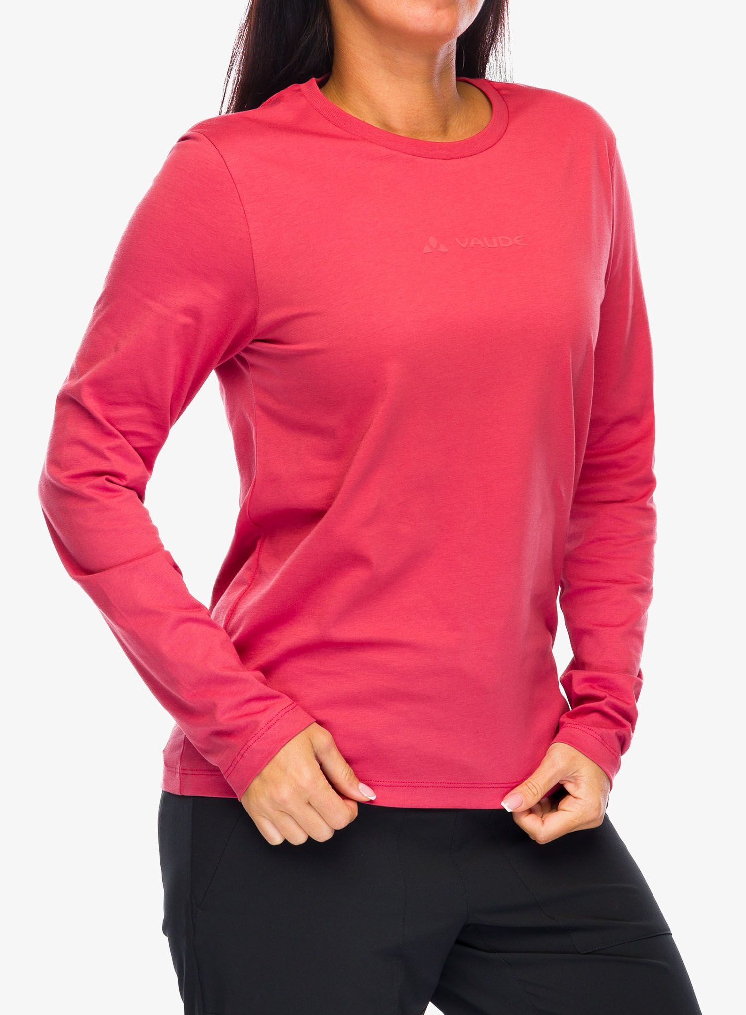Лонгслів жіночий Vaude Logo LS T-Shirt - brick