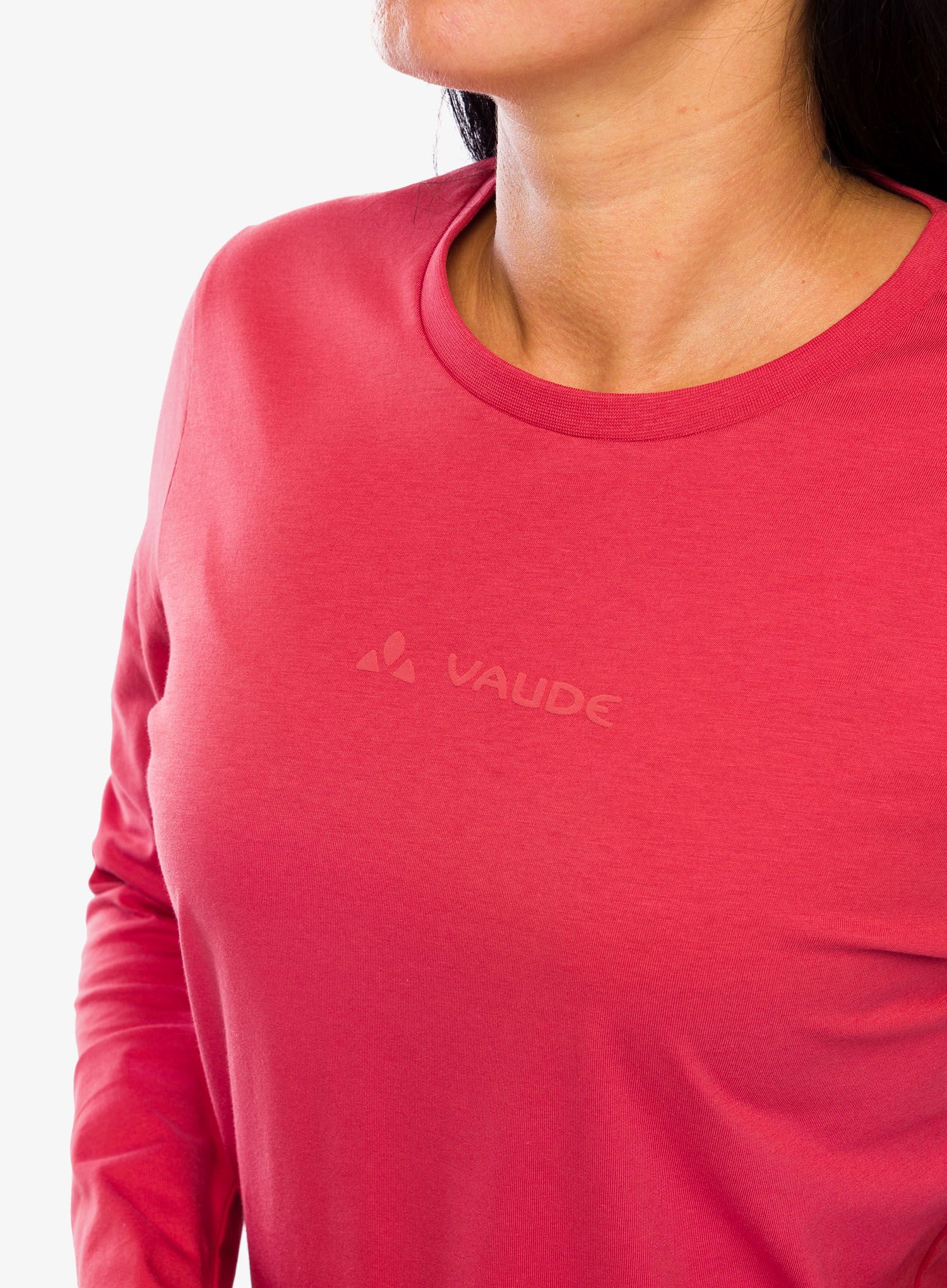 Лонгслів жіночий Vaude Logo LS T-Shirt - brick