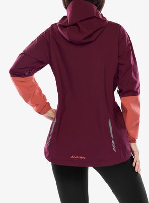 Куртка дощовик жіноча Vaude Moab Rain Jacket II - cassis uni