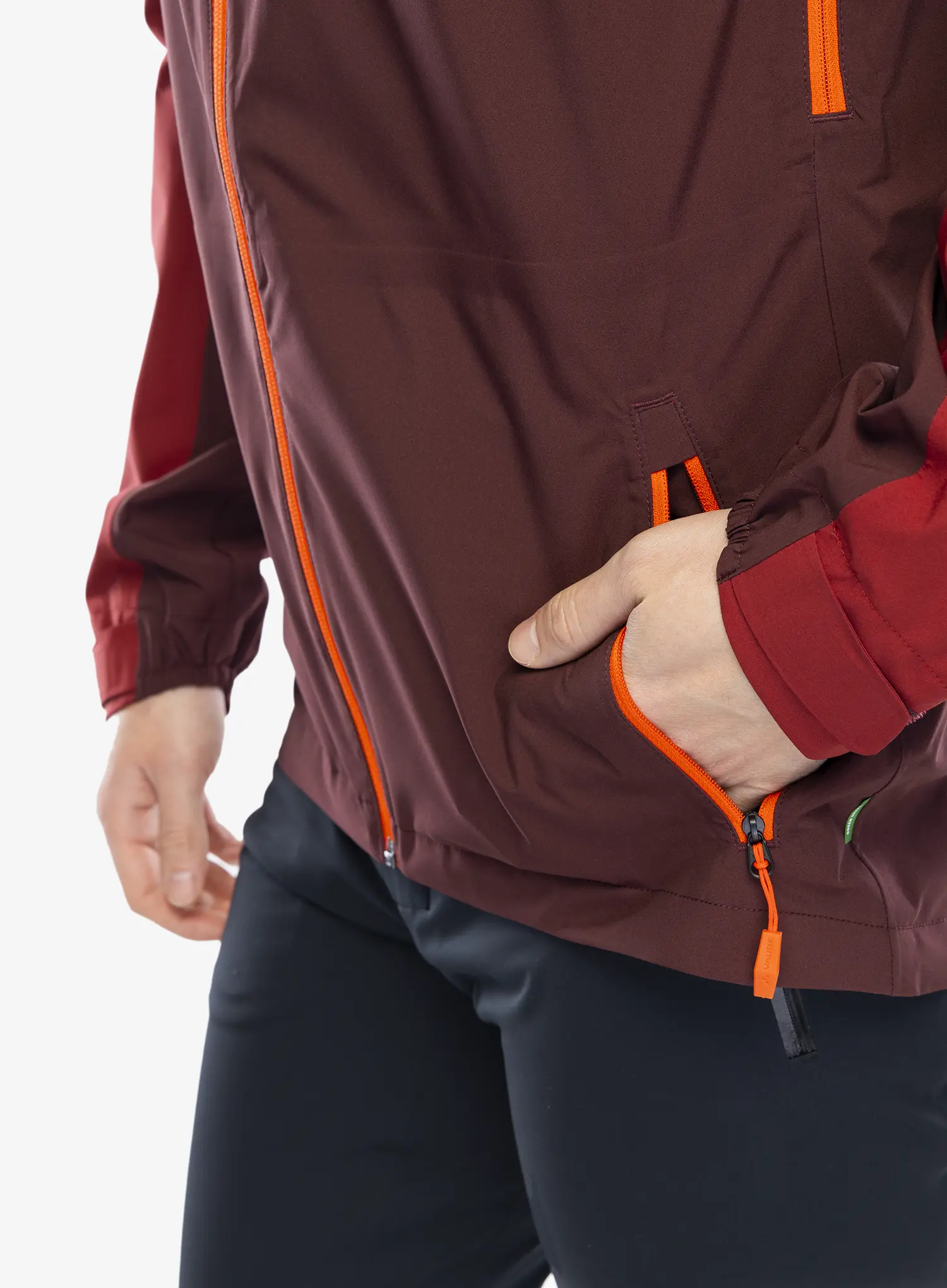 Куртка дощовик Vaude Moab Rain Jacket - dark oak