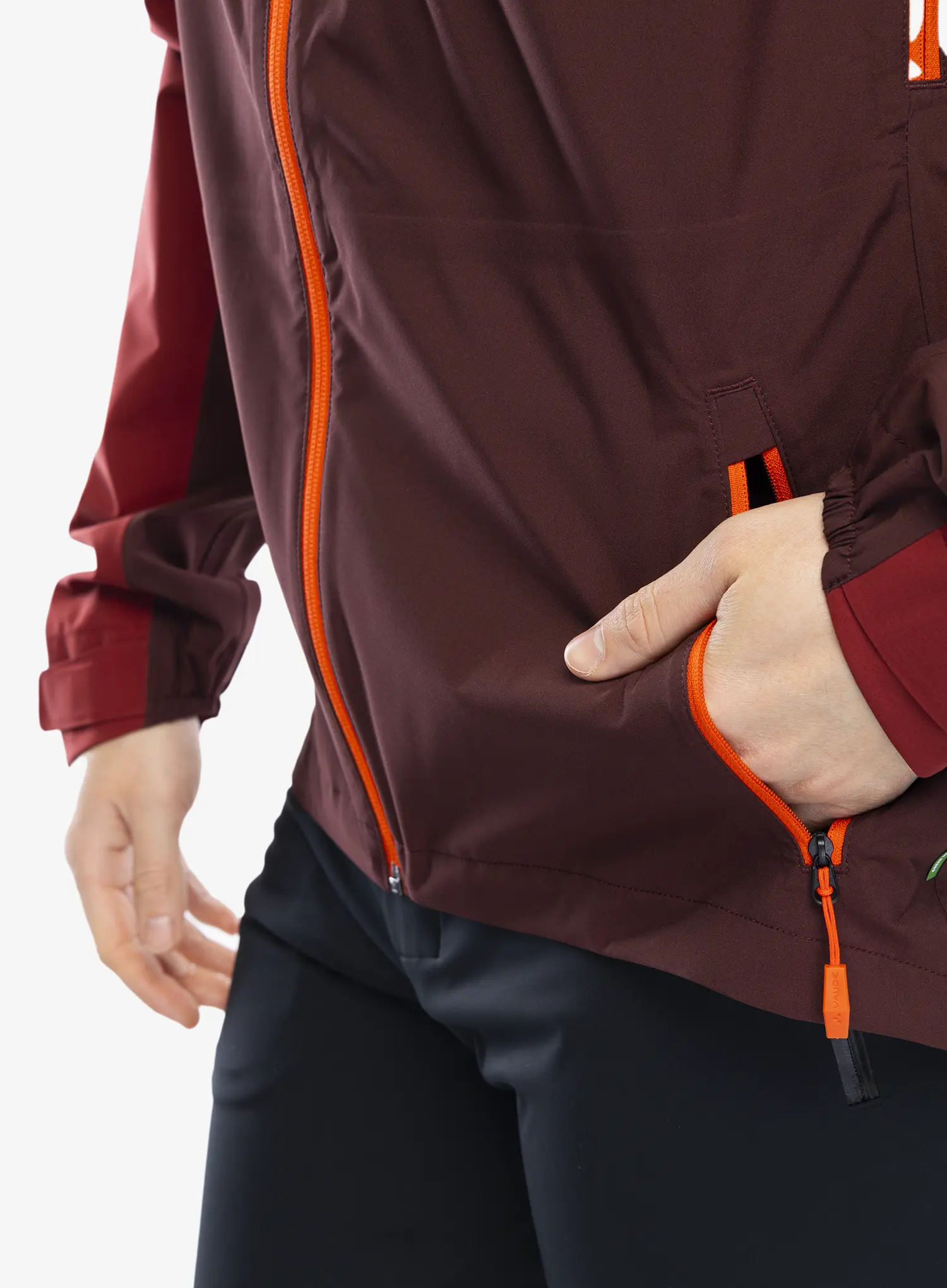 Куртка дощовик Vaude Moab Rain Jacket - dark oak