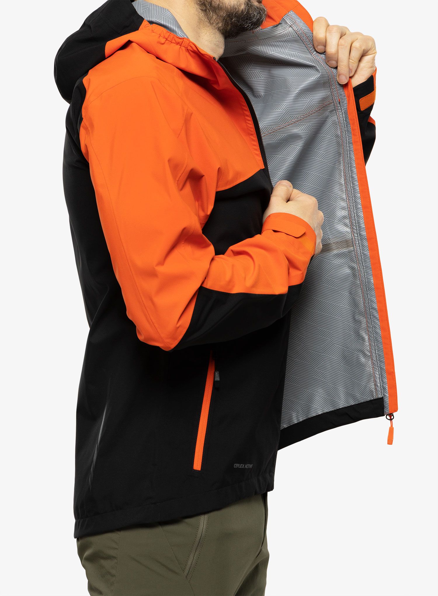Куртка дощовик Vaude Moab Rain Jacket - glowing red