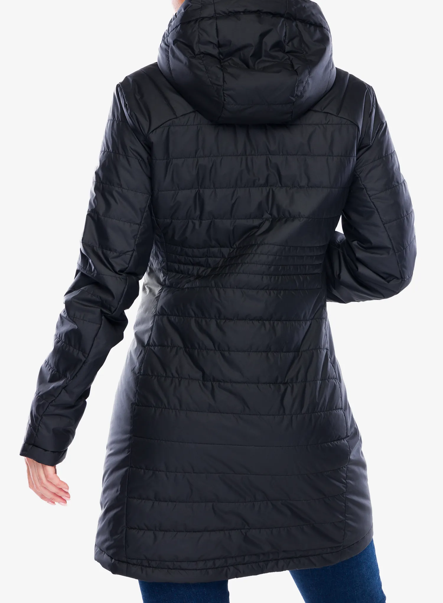 Плащ пуховий жіночий Vaude Moena Insulation Parka - black