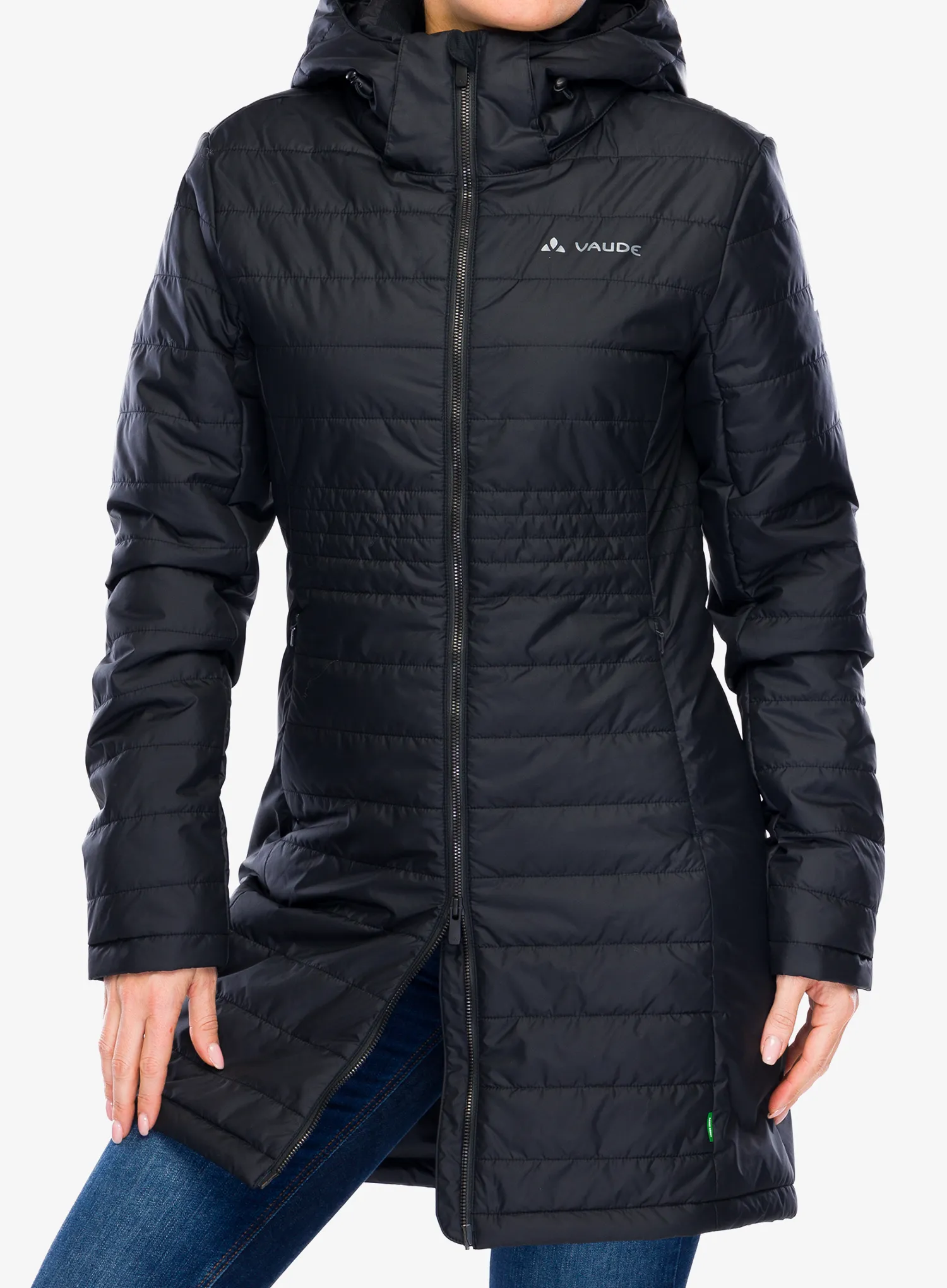 Плащ пуховий жіночий Vaude Moena Insulation Parka - black