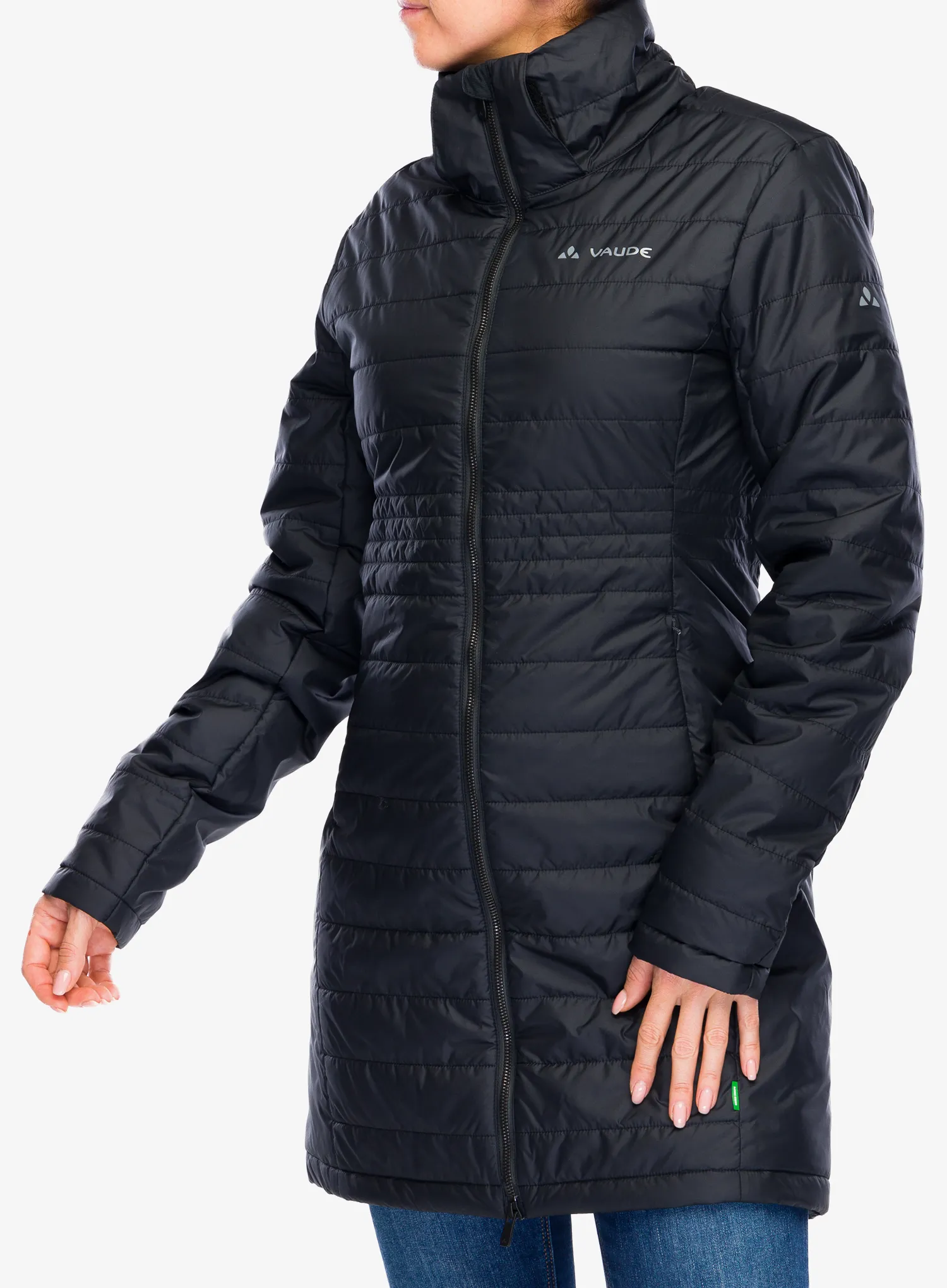 Плащ пуховий жіночий Vaude Moena Insulation Parka - black
