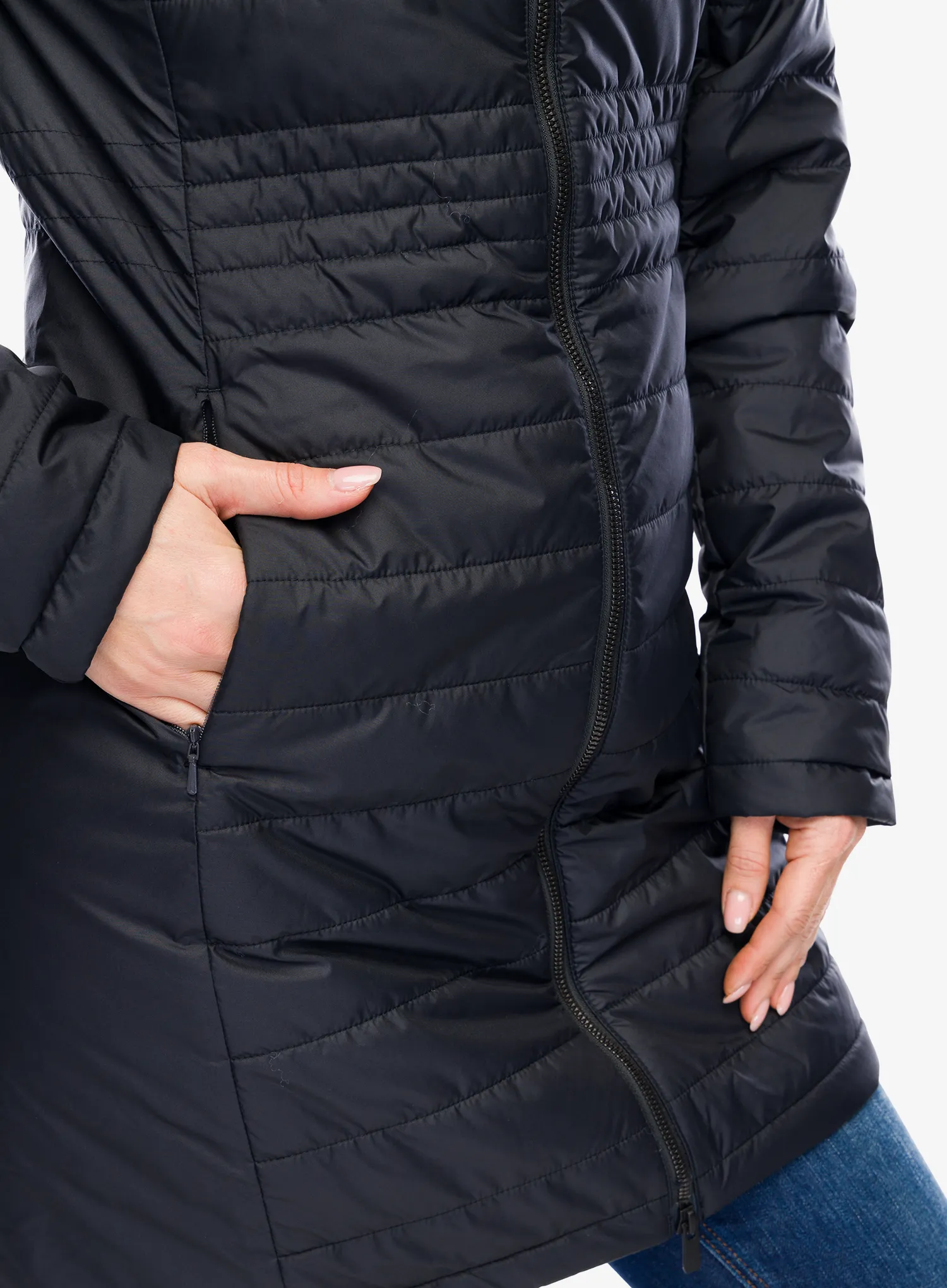 Плащ пуховий жіночий Vaude Moena Insulation Parka - black