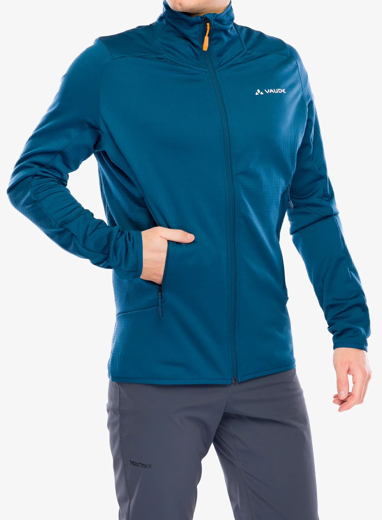 Куртка флісова Vaude Monviso Fleece FZ Jacket II - baltic sea uni