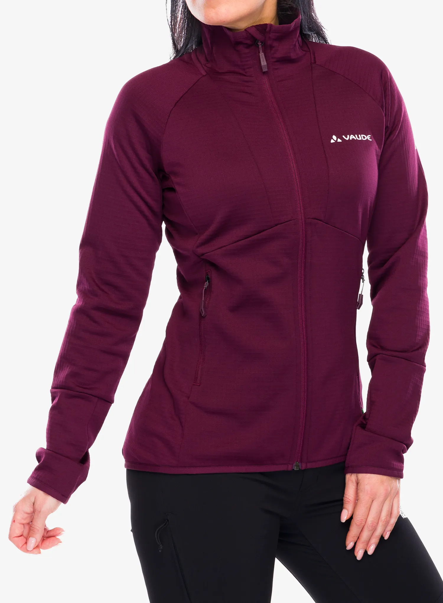 Фліска жіноча Vaude Monviso Fleece FZ Jacket II - cassis