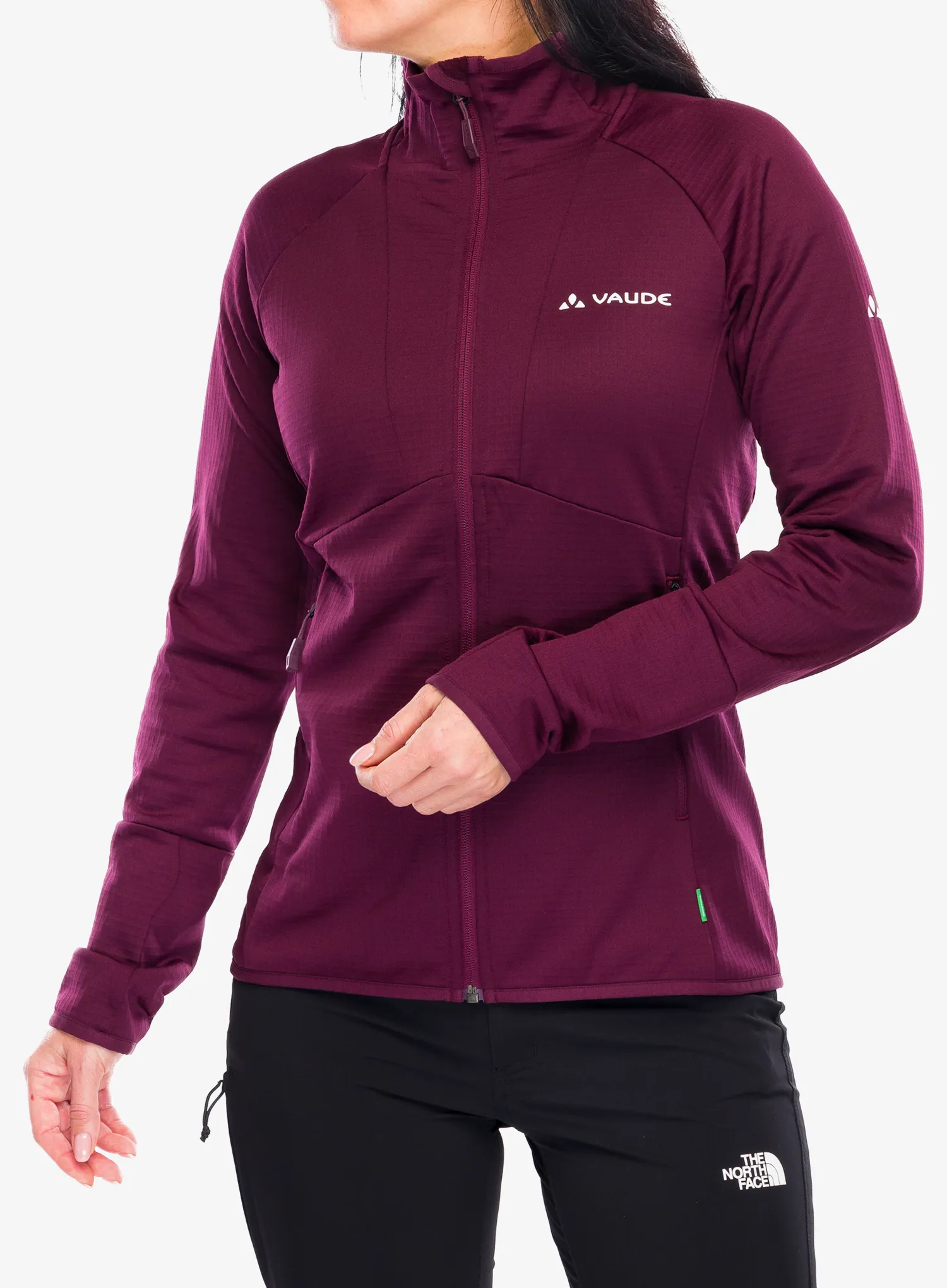 Фліска жіноча Vaude Monviso Fleece FZ Jacket II - cassis
