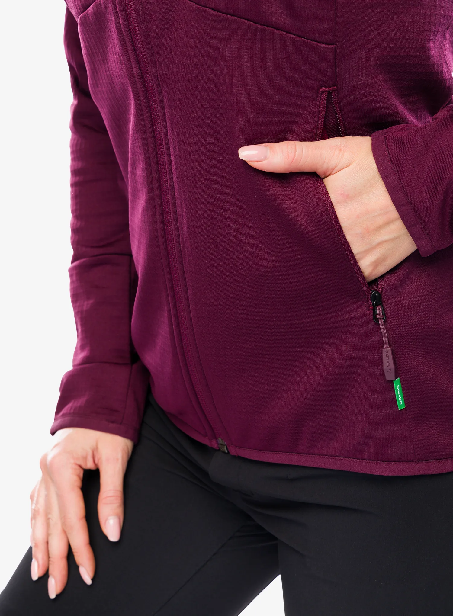Фліска жіноча Vaude Monviso Fleece FZ Jacket II - cassis