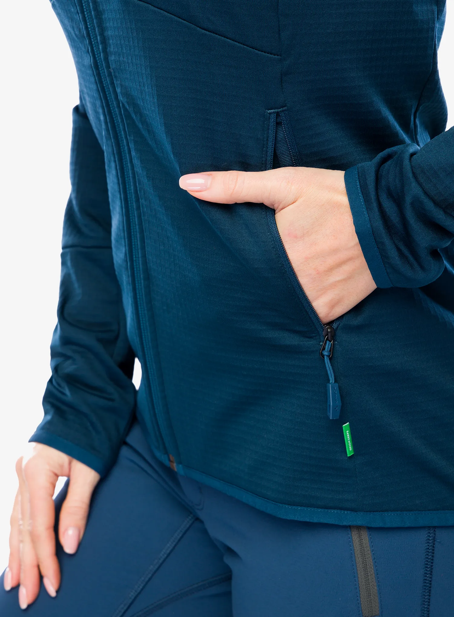Фліска жіноча Vaude Monviso Fleece FZ Jacket II - dark sea