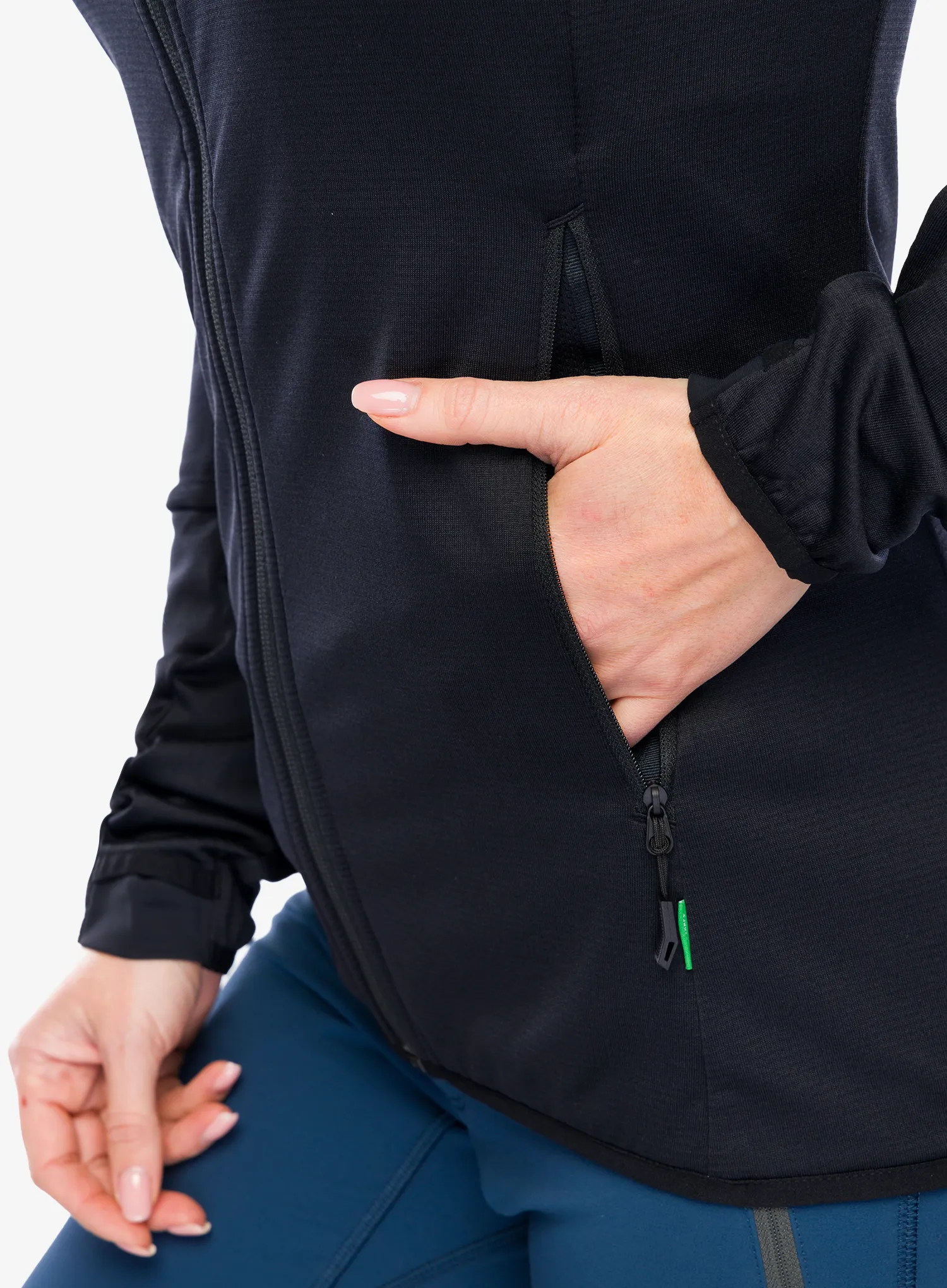 Кофта флісова жіноча Vaude Monviso Fleece Jacket II - black