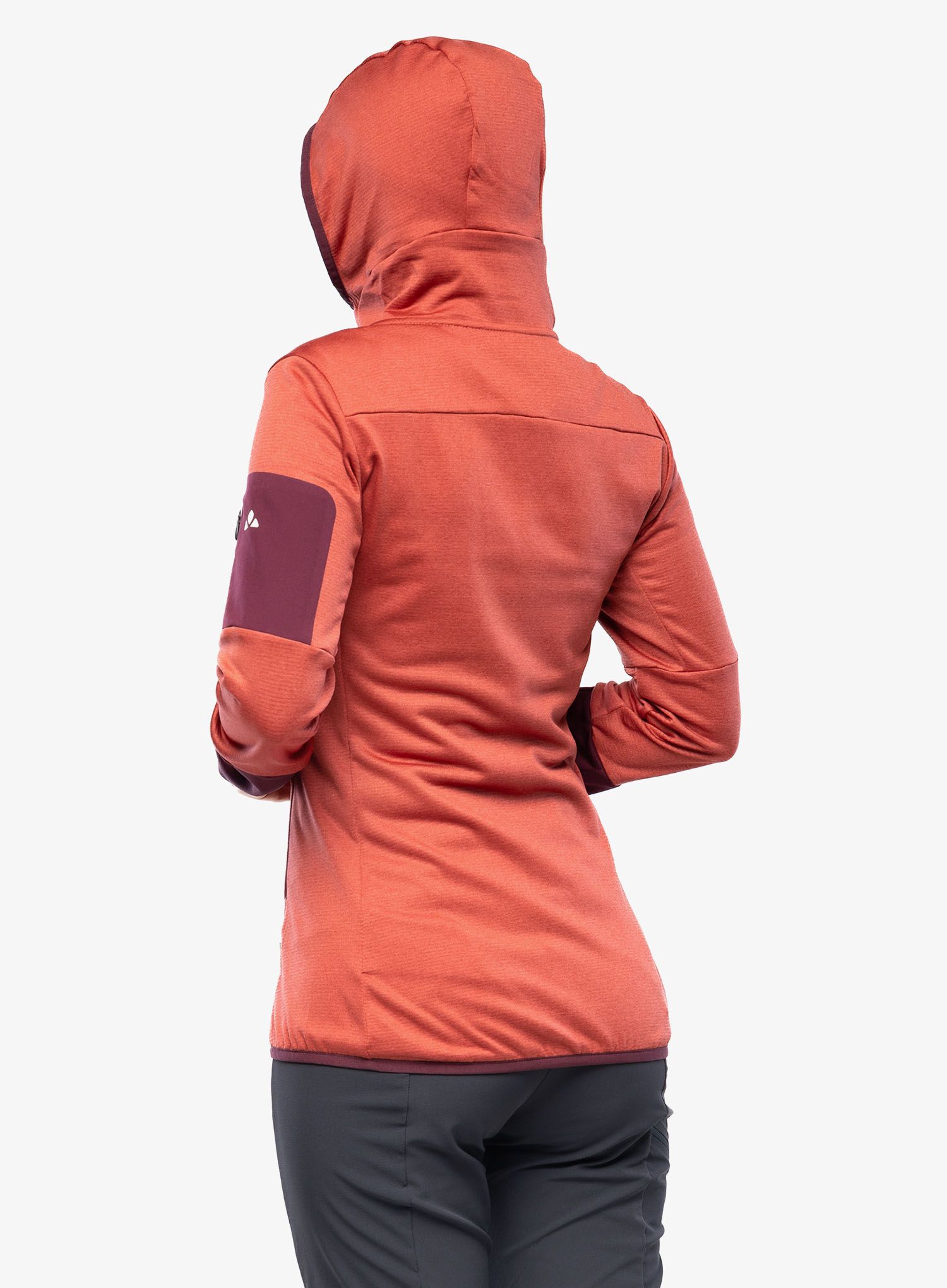Кофта флісова жіноча Vaude Monviso Fleece Jacket II - brick