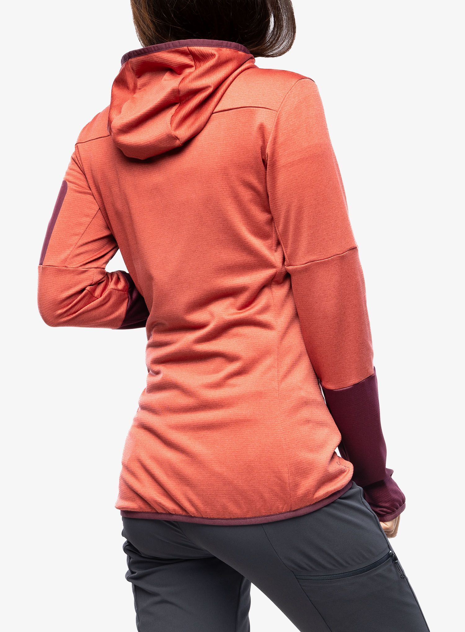 Кофта флісова жіноча Vaude Monviso Fleece Jacket II - brick
