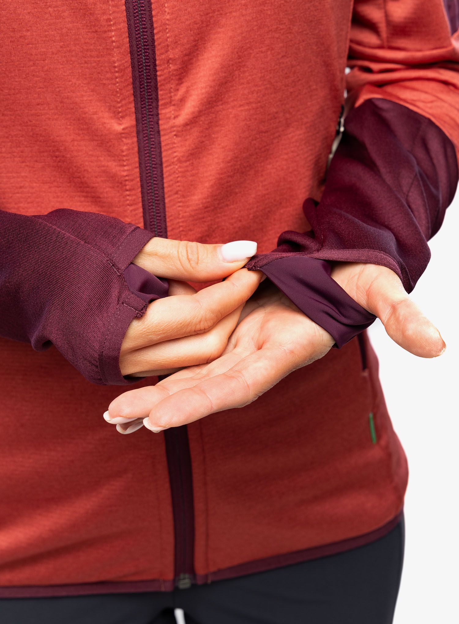 Кофта флісова жіноча Vaude Monviso Fleece Jacket II - brick
