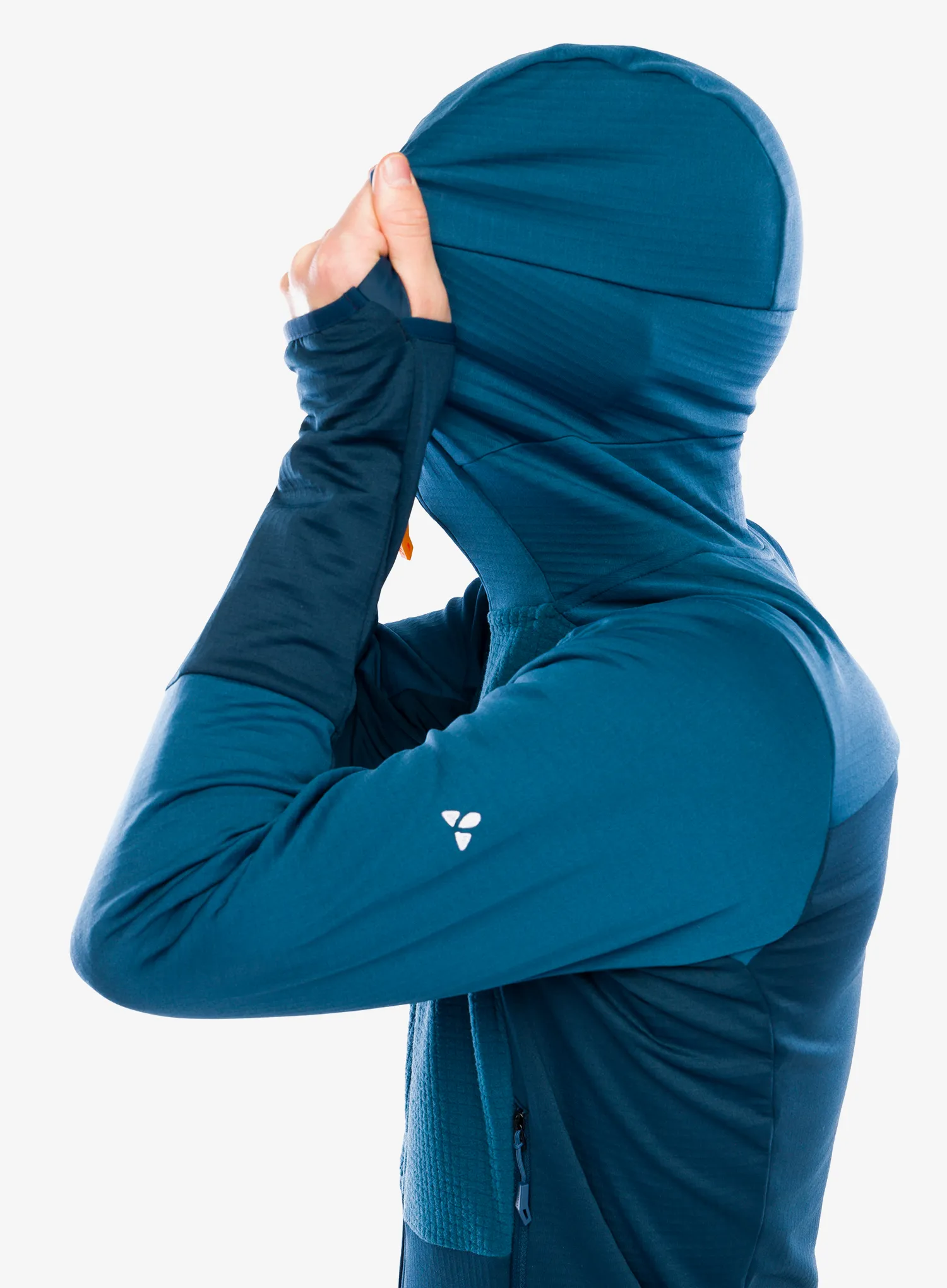 Кофта на замку Vaude Monviso Hooded Grid Fleece Jacket - dark sea