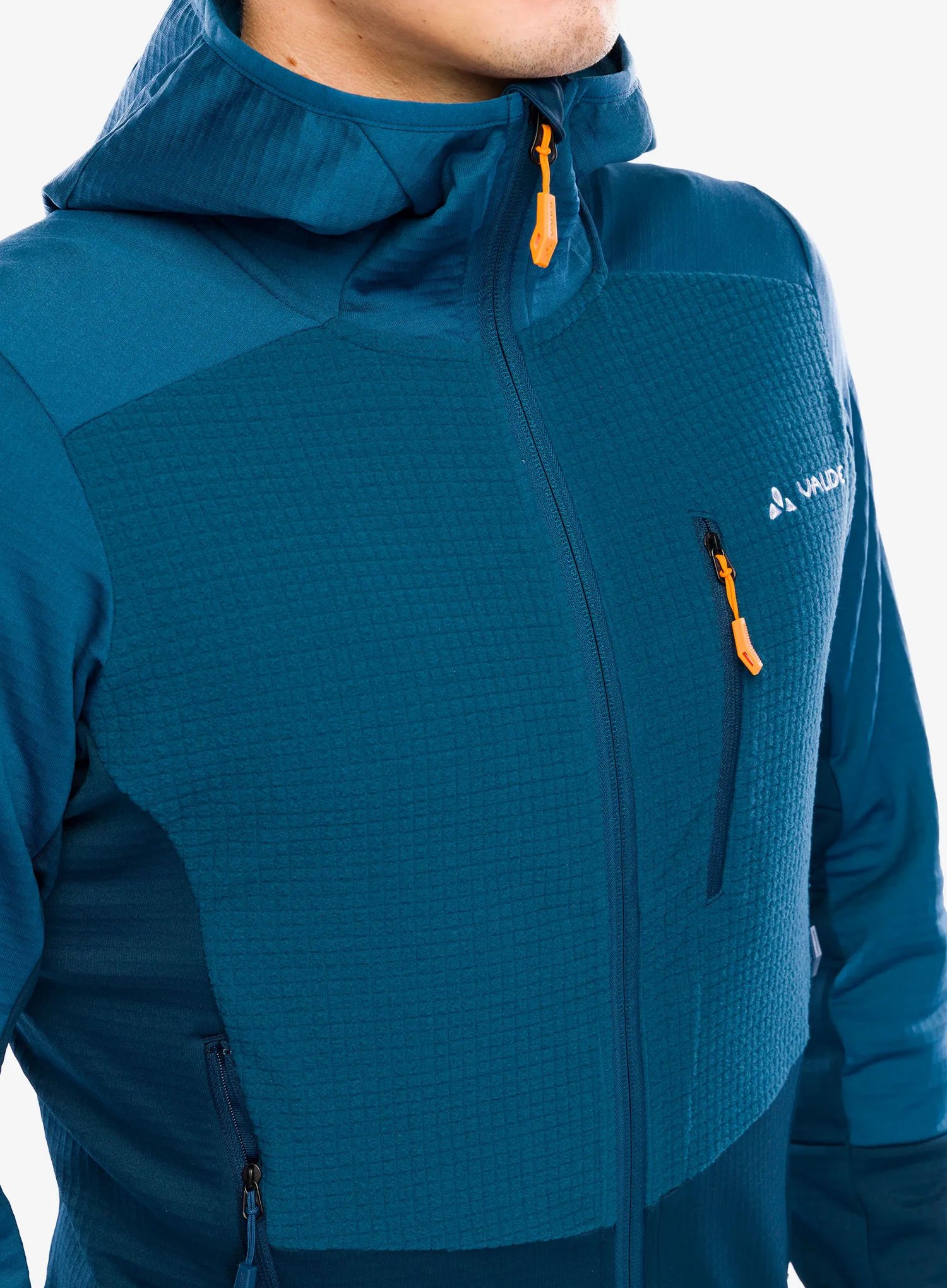 Кофта на замку Vaude Monviso Hooded Grid Fleece Jacket - dark sea