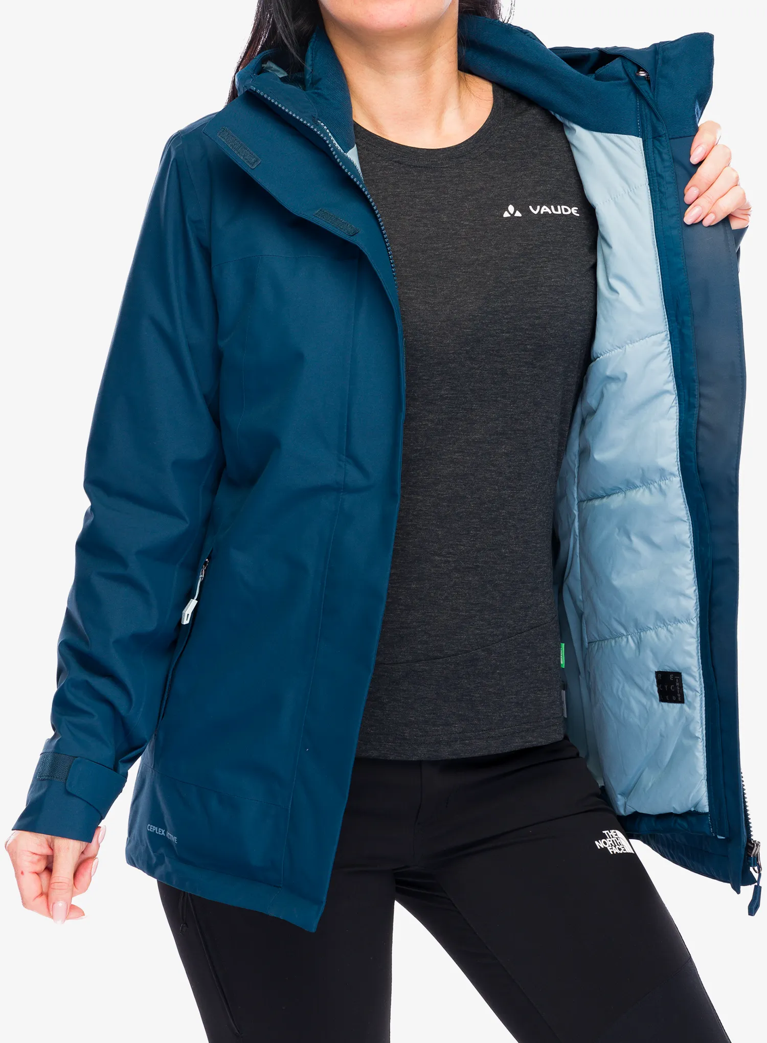 Куртка жіноча Vaude Neyland 3in1 Jacket - dark sea