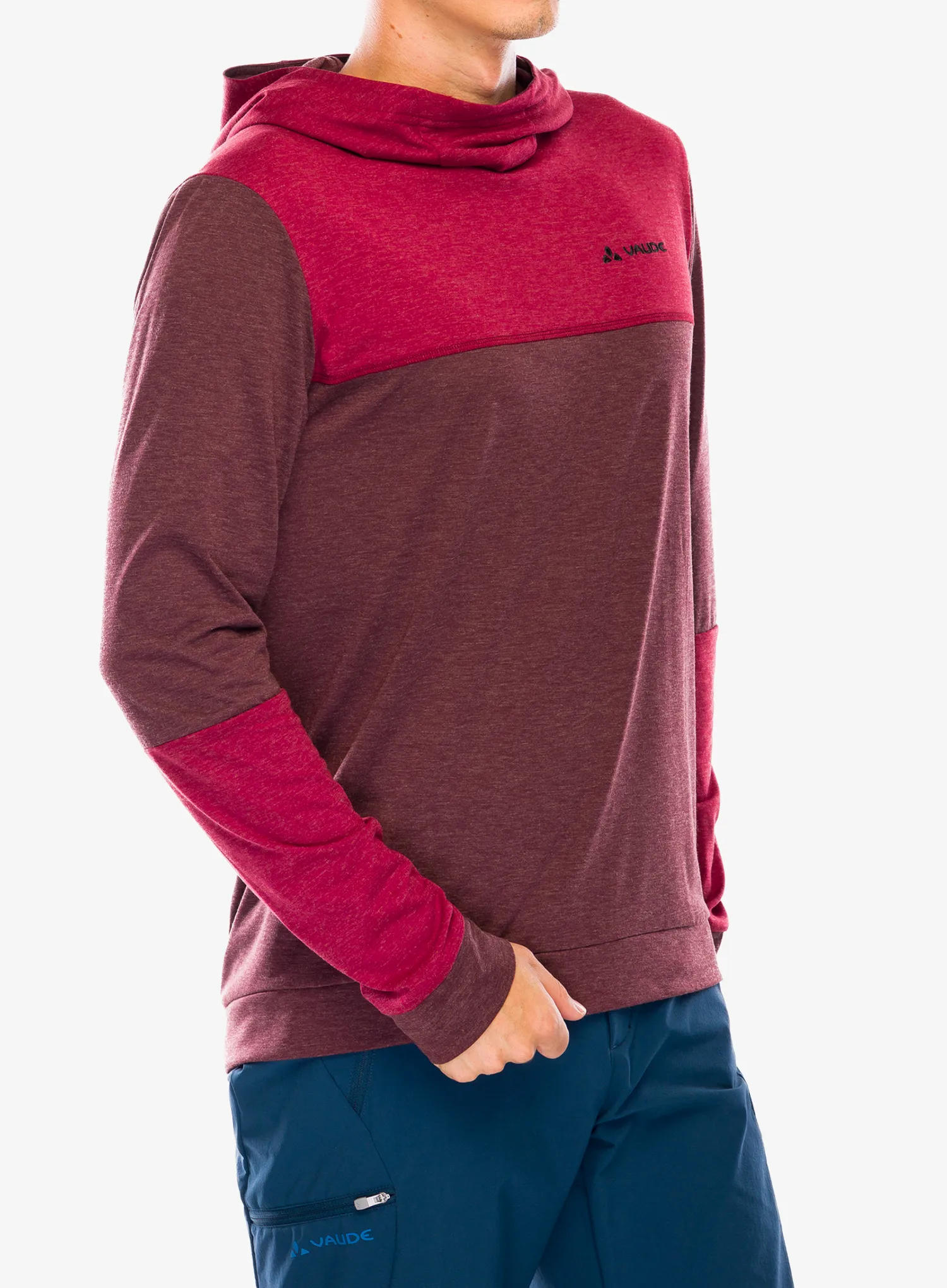 Кофта з каптуром Vaude Qimsa Hoody - dark oak
