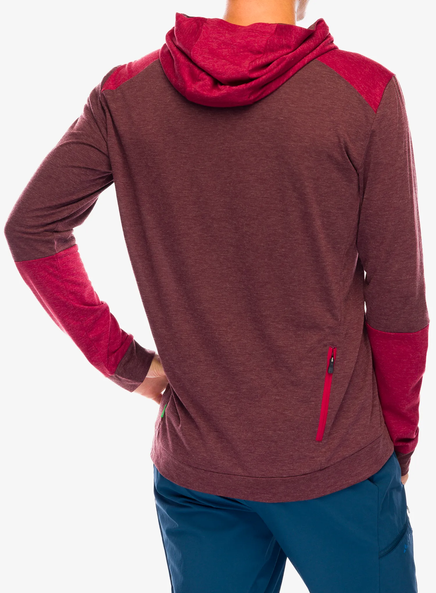 Кофта з каптуром Vaude Qimsa Hoody - dark oak