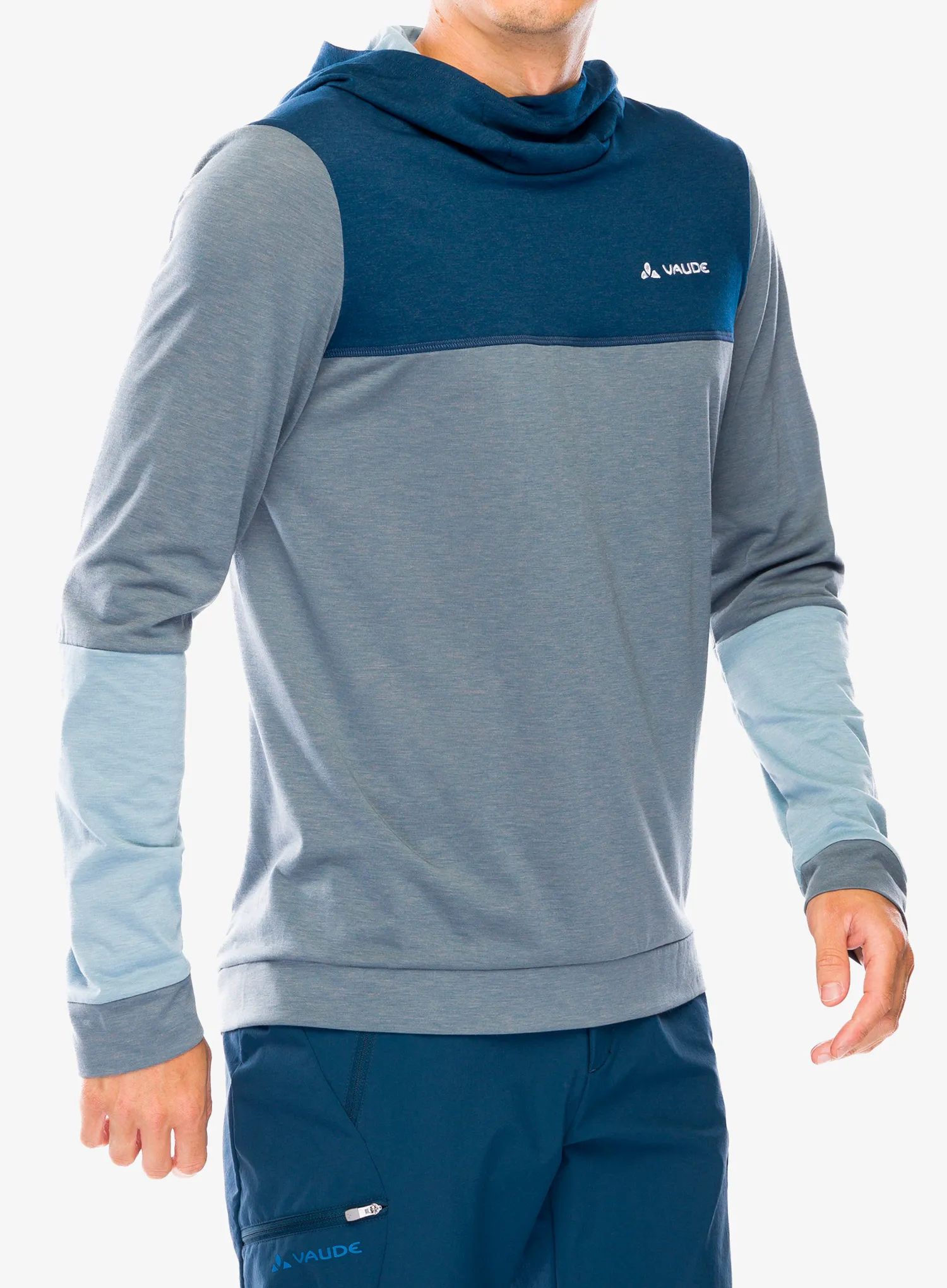 Кофта з каптуром Vaude Qimsa Hoody - heron