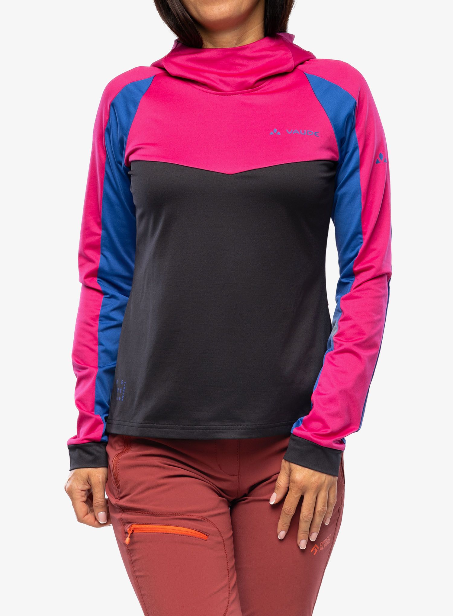 Жіноча велокофта Vaude Qimsa LS Shirt II - rich pink