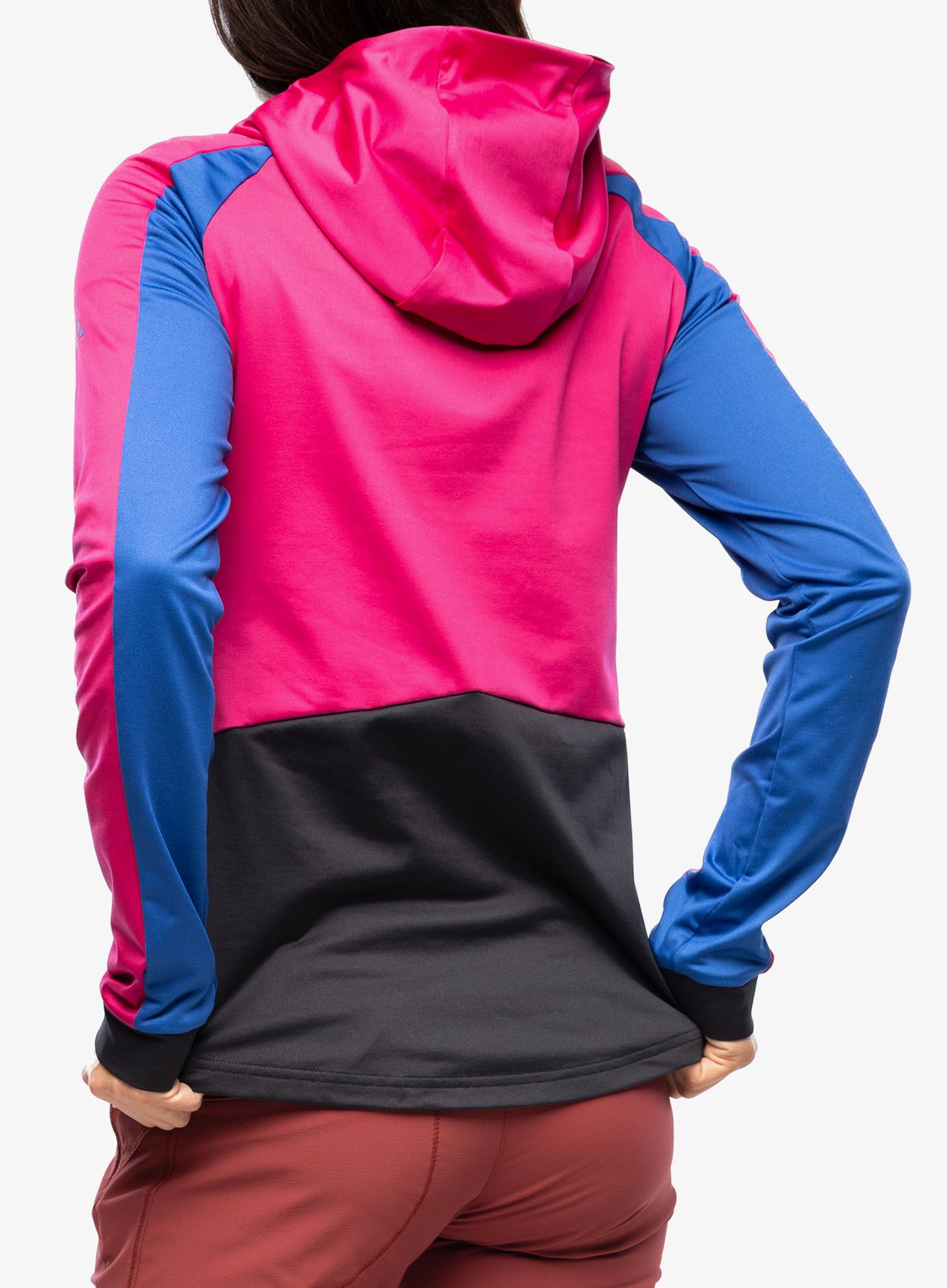 Жіноча велокофта Vaude Qimsa LS Shirt II - rich pink