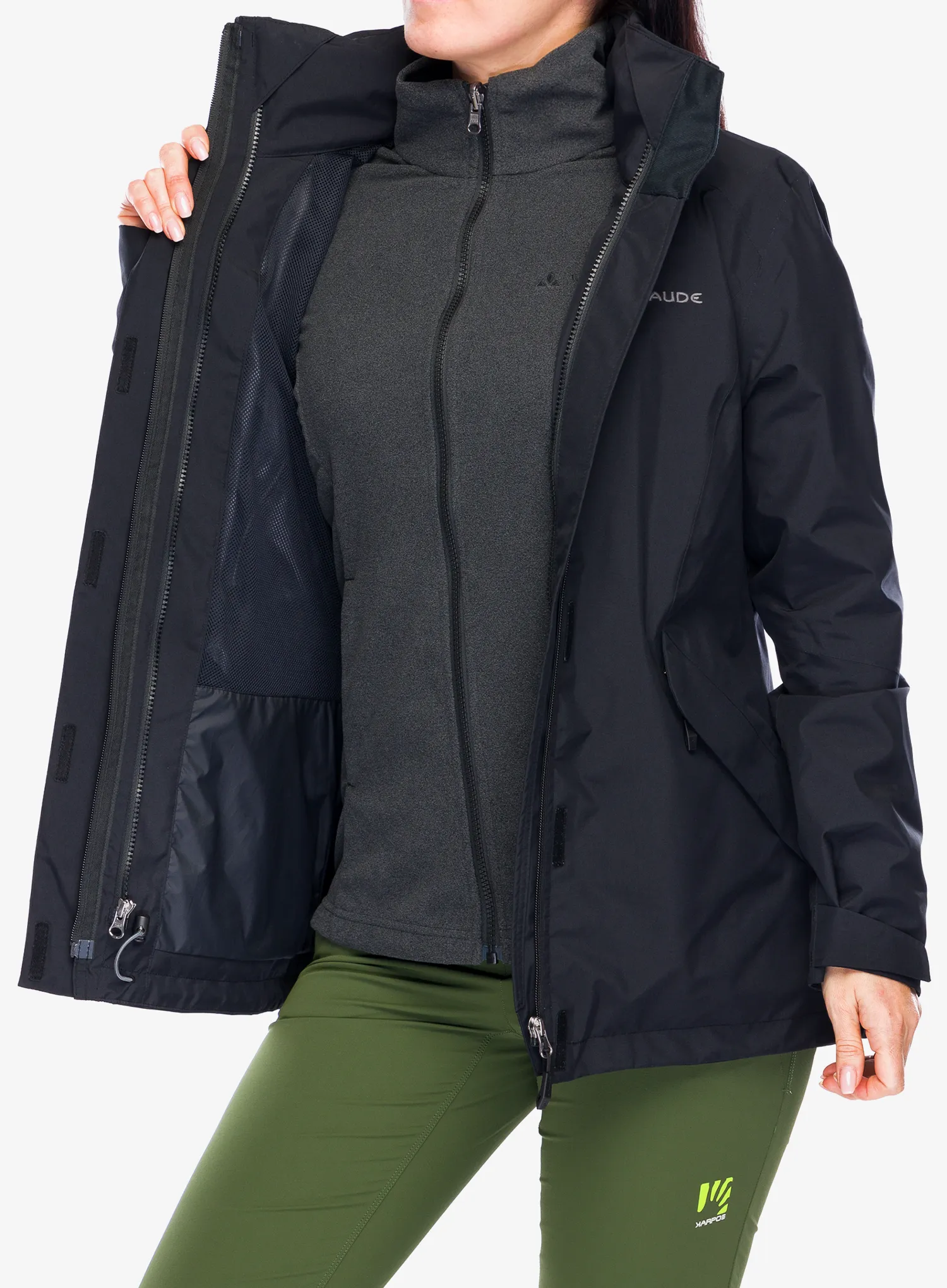 Куртка жіноча Vaude Rosemoor 3in1 Jacket II - black