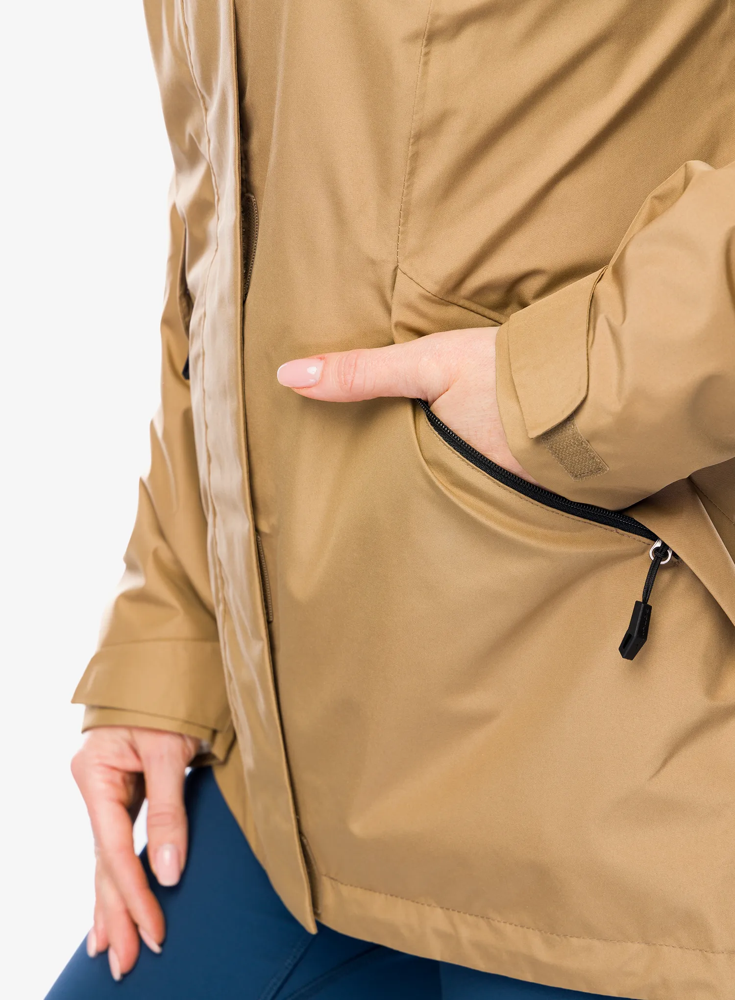 Куртка жіноча Vaude Rosemoor 3in1 Jacket II - oat