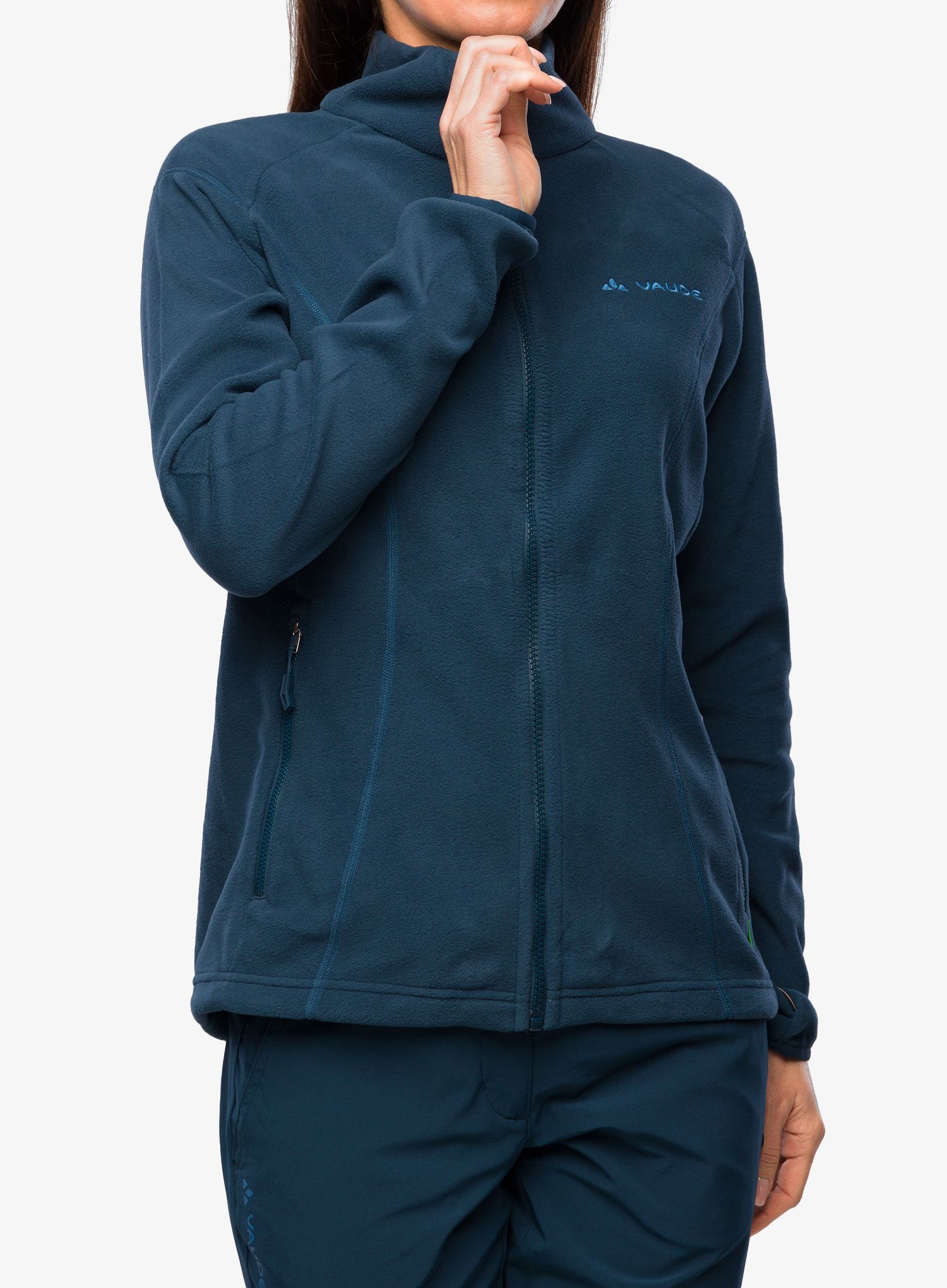 Кофта флісова жіноча Vaude Rosemoor Fleece Jacket II - dark sea