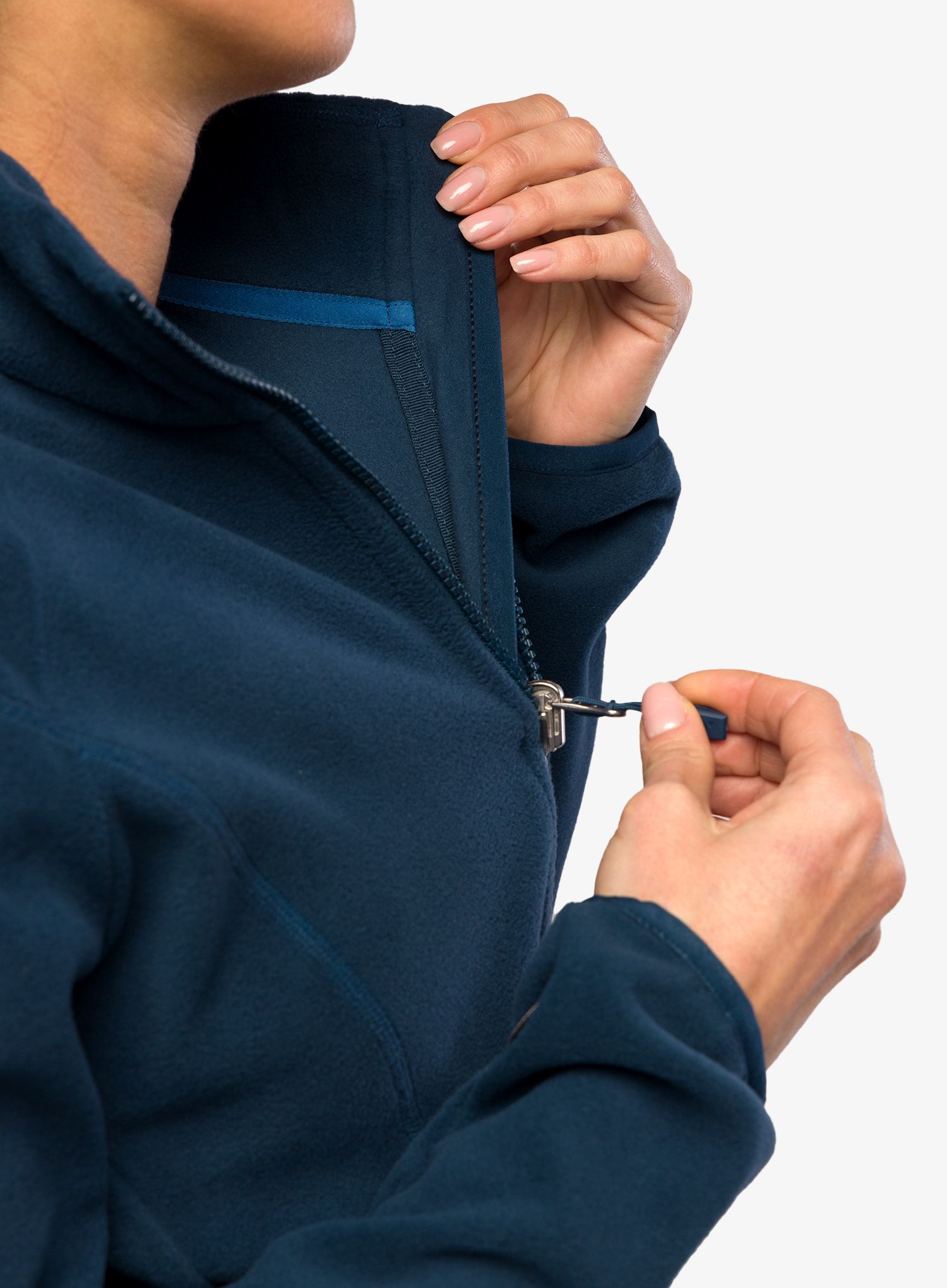 Кофта флісова жіноча Vaude Rosemoor Fleece Jacket II - dark sea