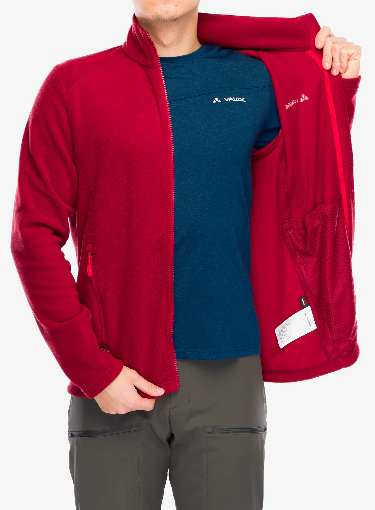 Куртка флісова Vaude Rosemoor Fleece Jacket II - carmine uni