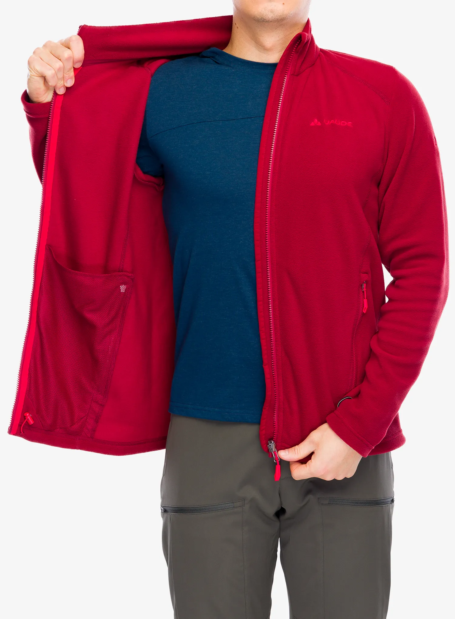 Куртка флісова Vaude Rosemoor Fleece Jacket II - carmine uni