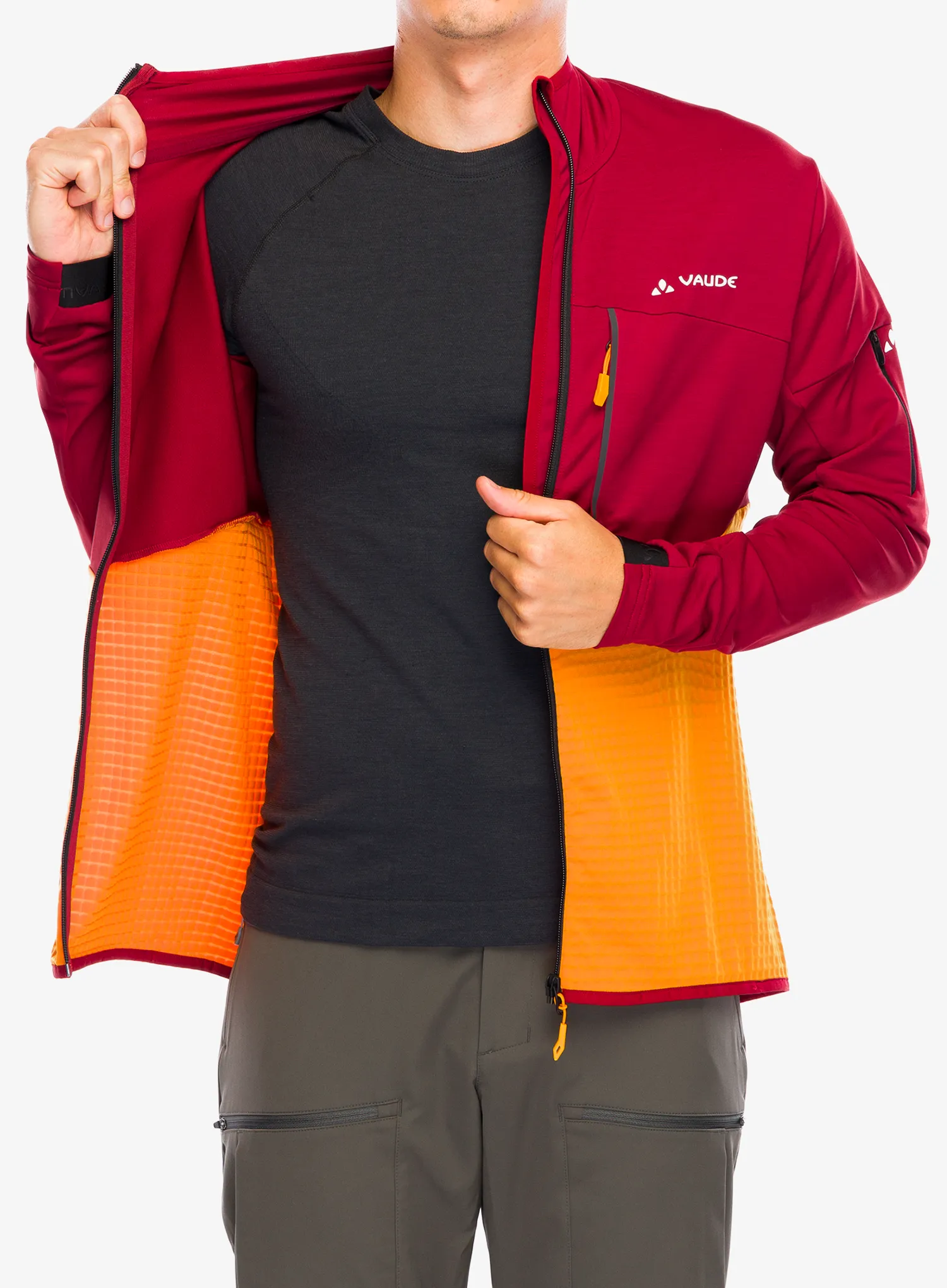 Кофта флісова Vaude Scopi Fleece Jacket - carmine