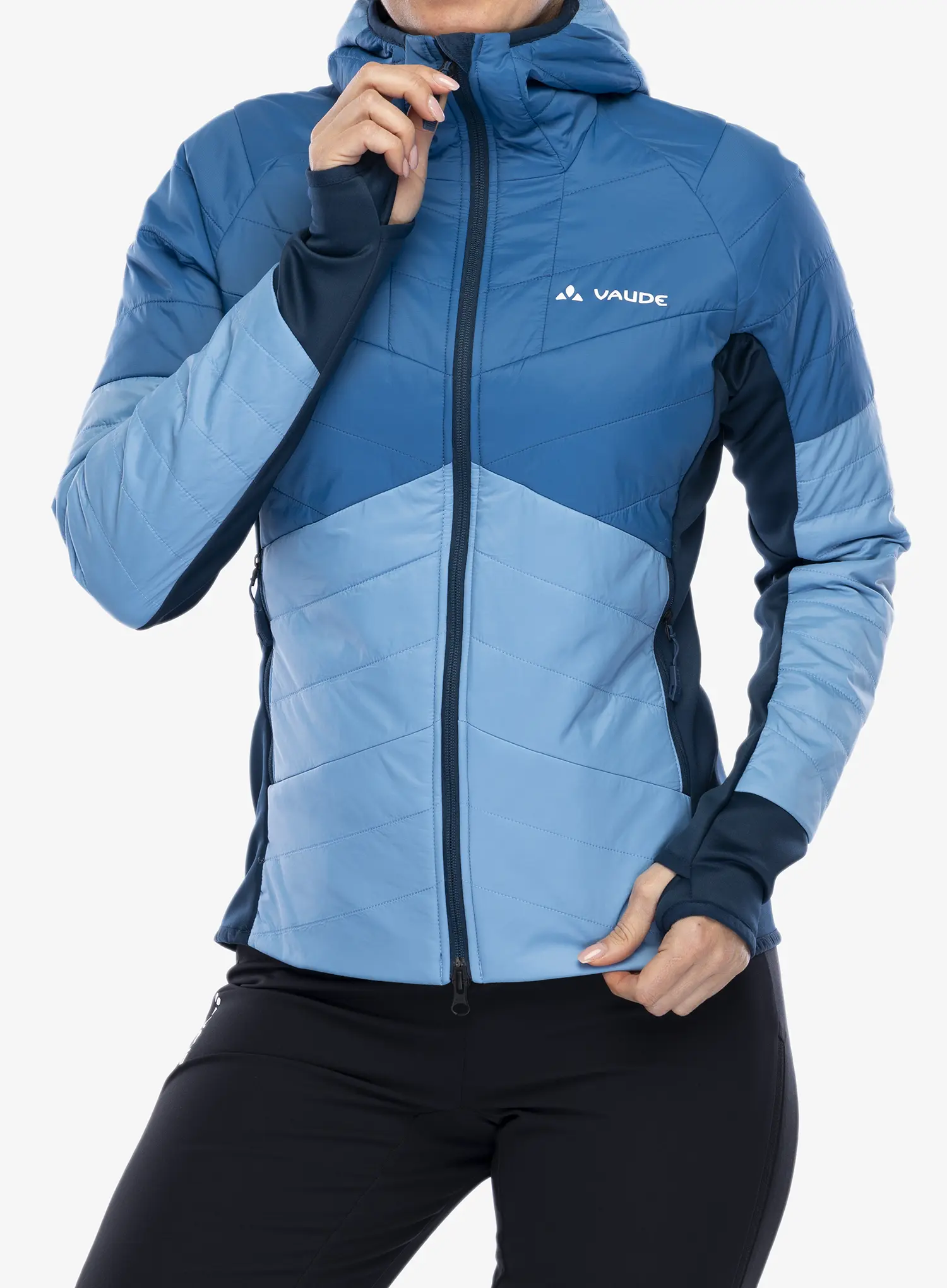 Куртка утеплена жіноча Vaude Sesvenna Jacket IV - pastel blue