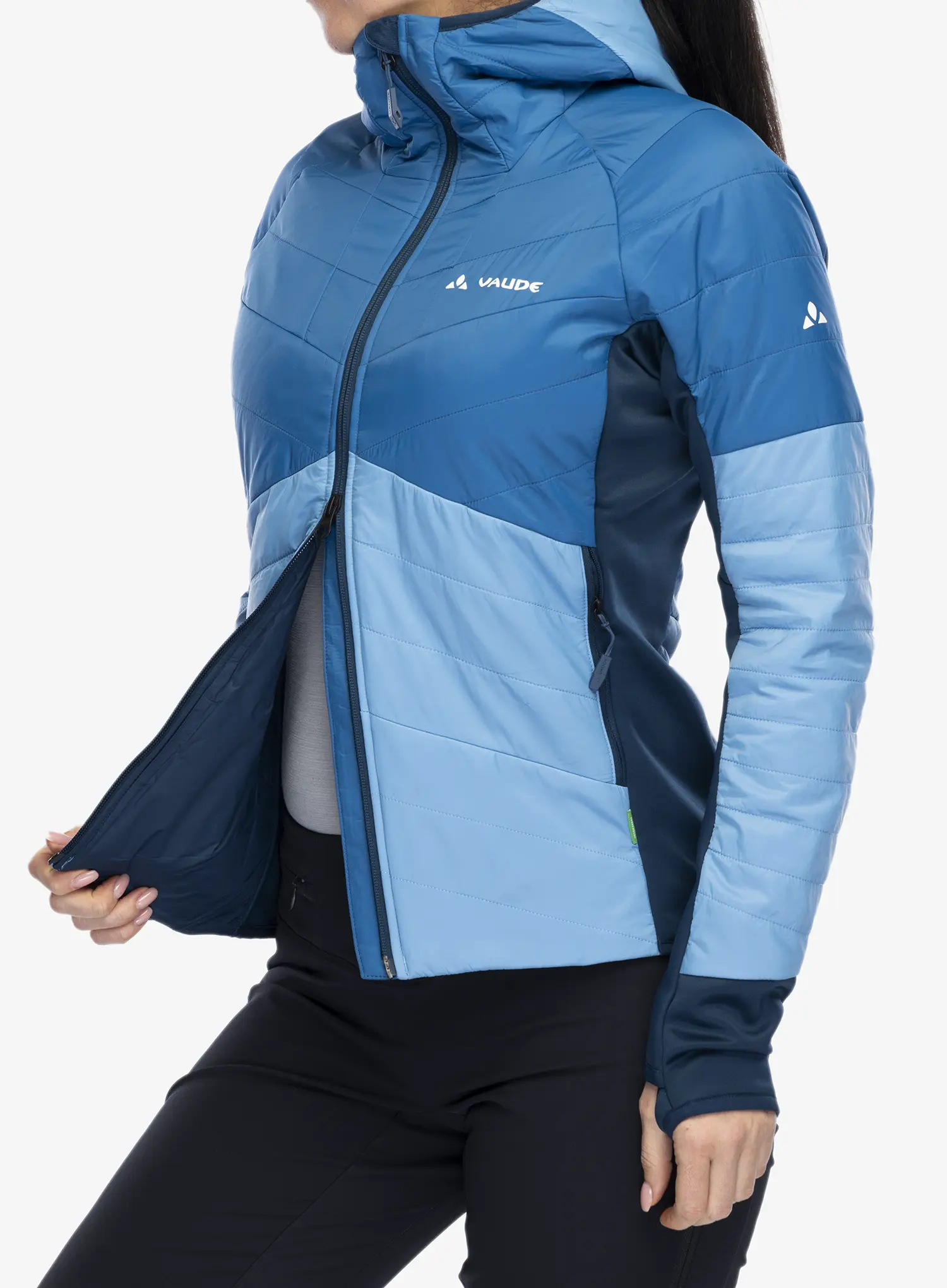 Куртка утеплена жіноча Vaude Sesvenna Jacket IV - pastel blue