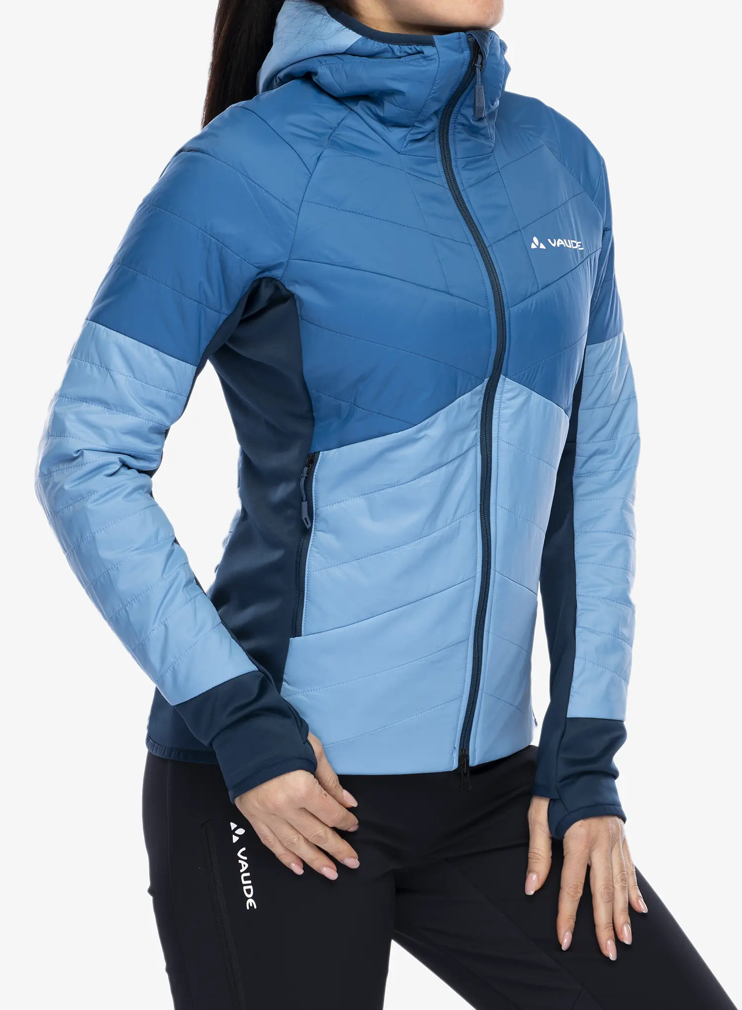 Куртка утеплена жіноча Vaude Sesvenna Jacket IV - pastel blue