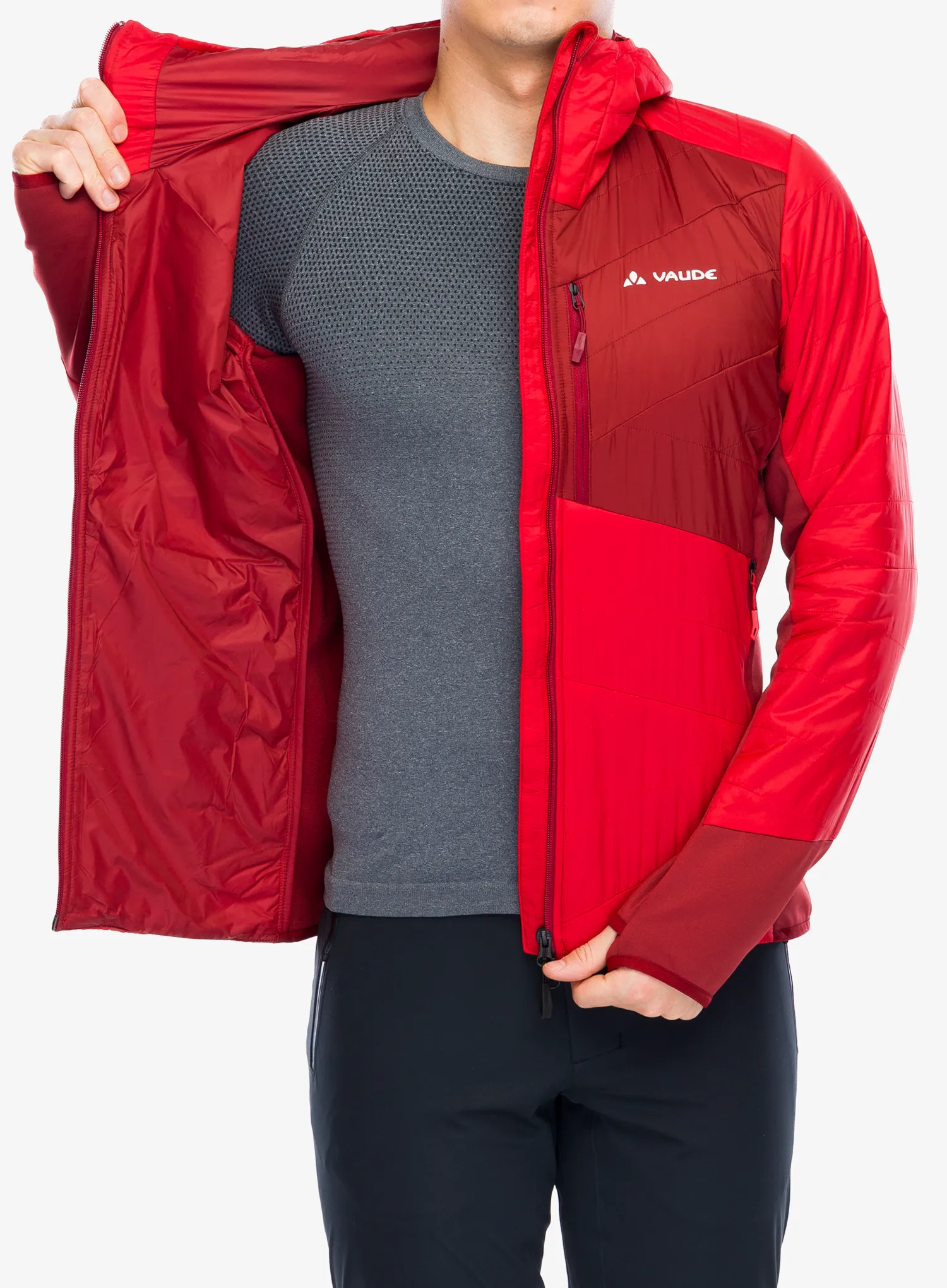 Куртка утеплена Vaude Sesvenna Jacket IV - red