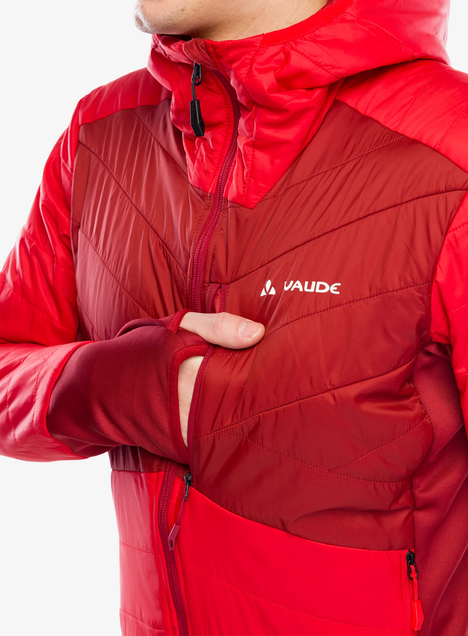 Куртка утеплена Vaude Sesvenna Jacket IV - red