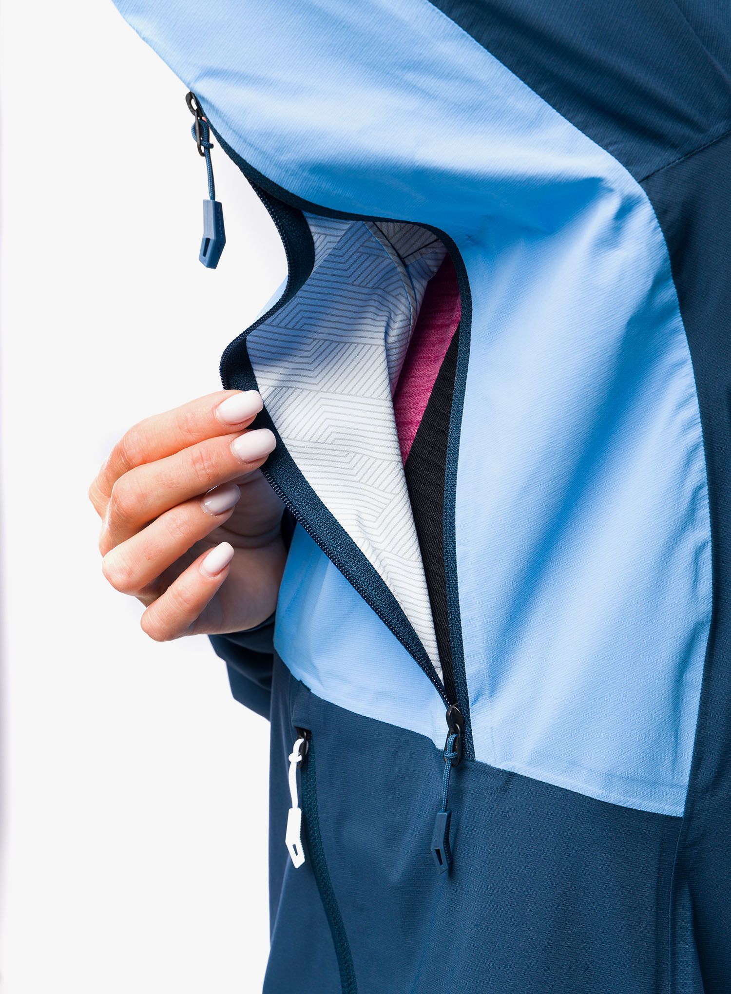 Куртка дощовик жіноча Vaude Simony 2,5L Jacket IV - blue jay
