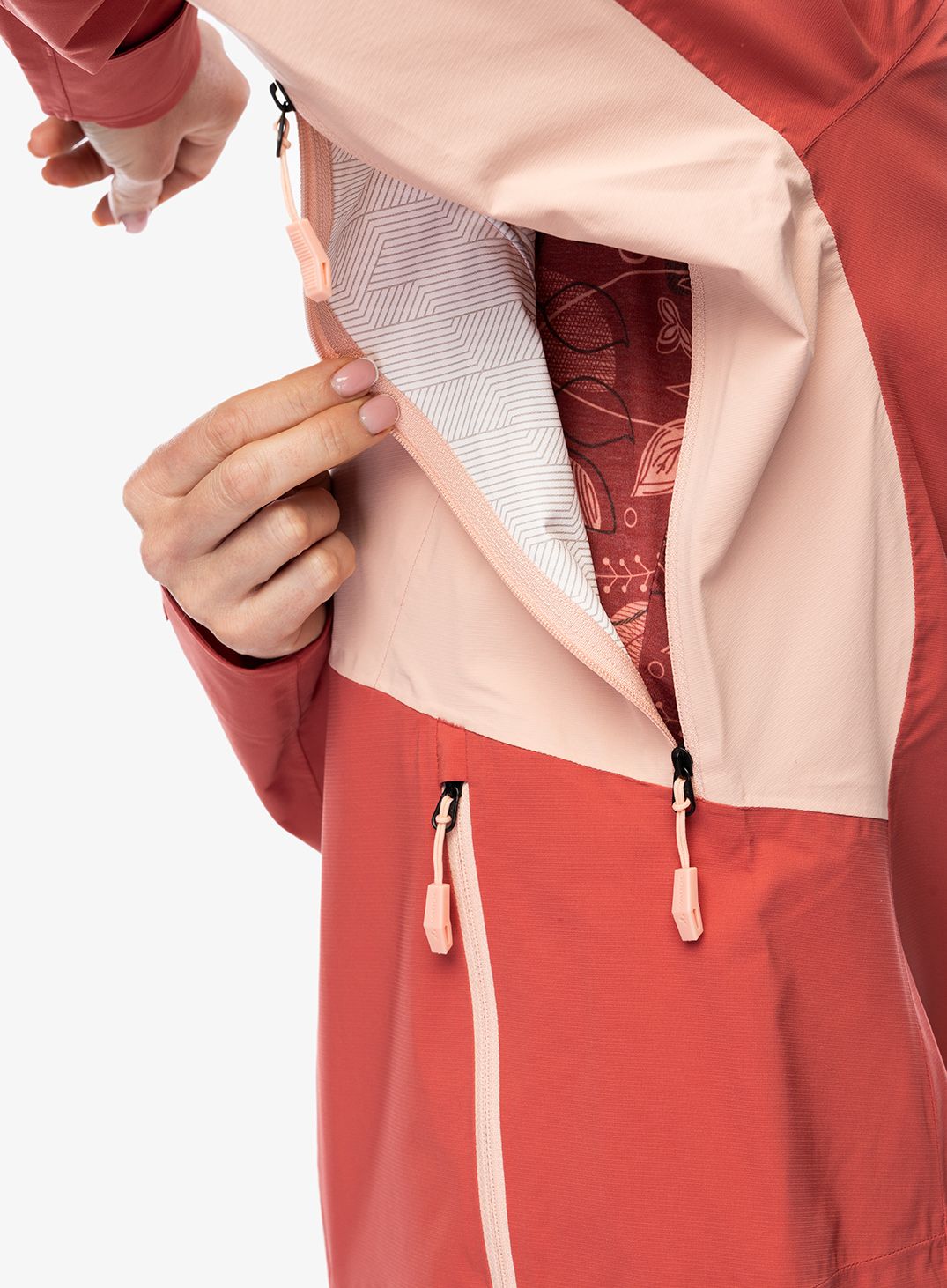Куртка дощовик жіноча Vaude Simony 2,5L Jacket IV - brick