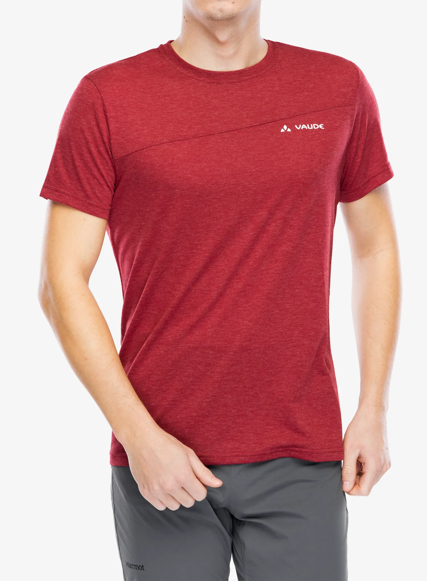 Швидковисихаюча футболка Vaude Sveit Shirt - carmine