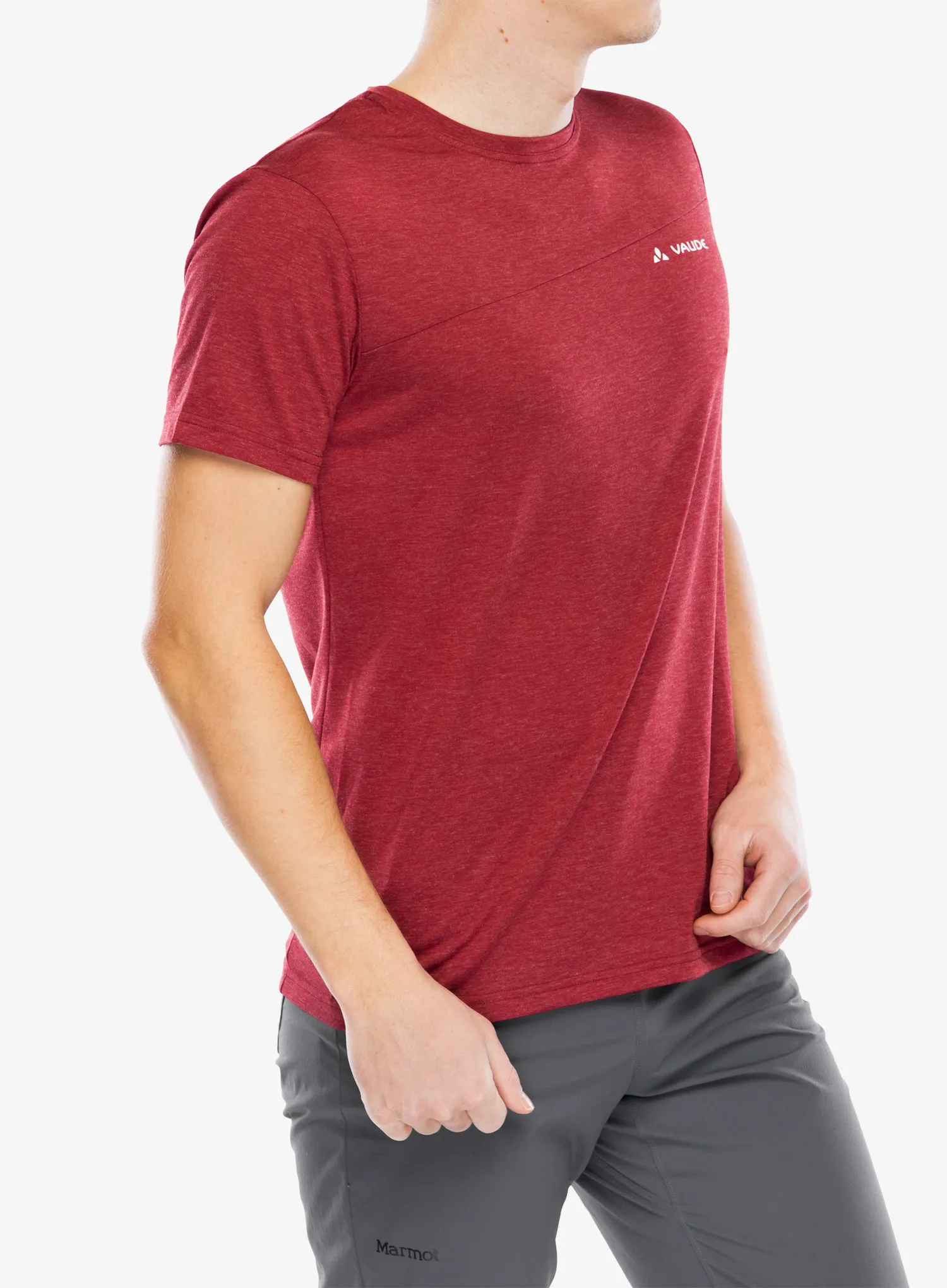 Швидковисихаюча футболка Vaude Sveit Shirt - carmine