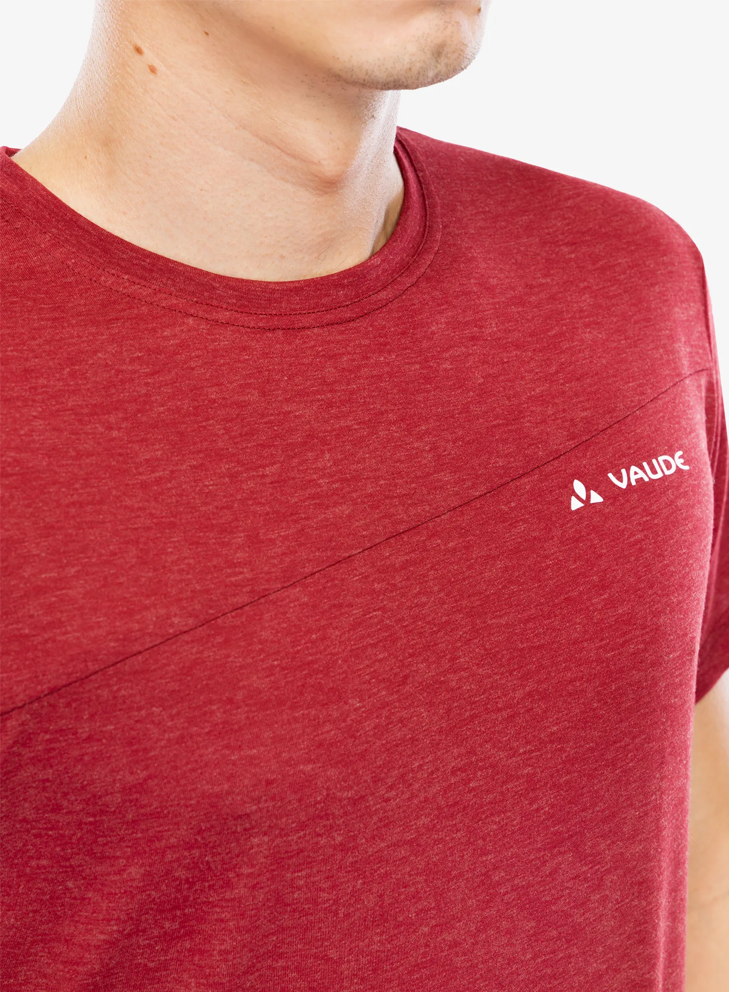 Швидковисихаюча футболка Vaude Sveit Shirt - carmine