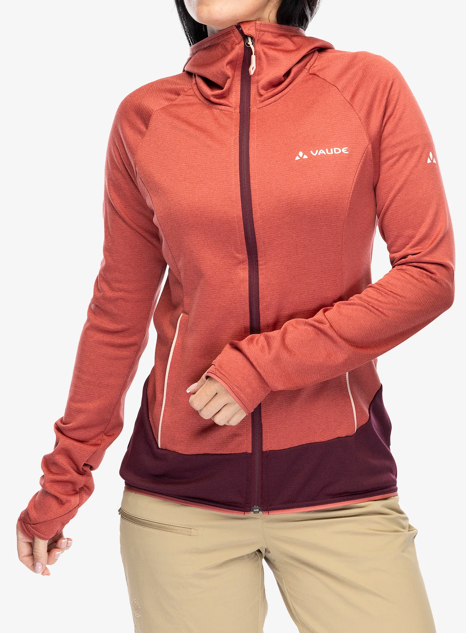 Кофта флісова жіноча Vaude Tekoa Fleece Jacket II - brick