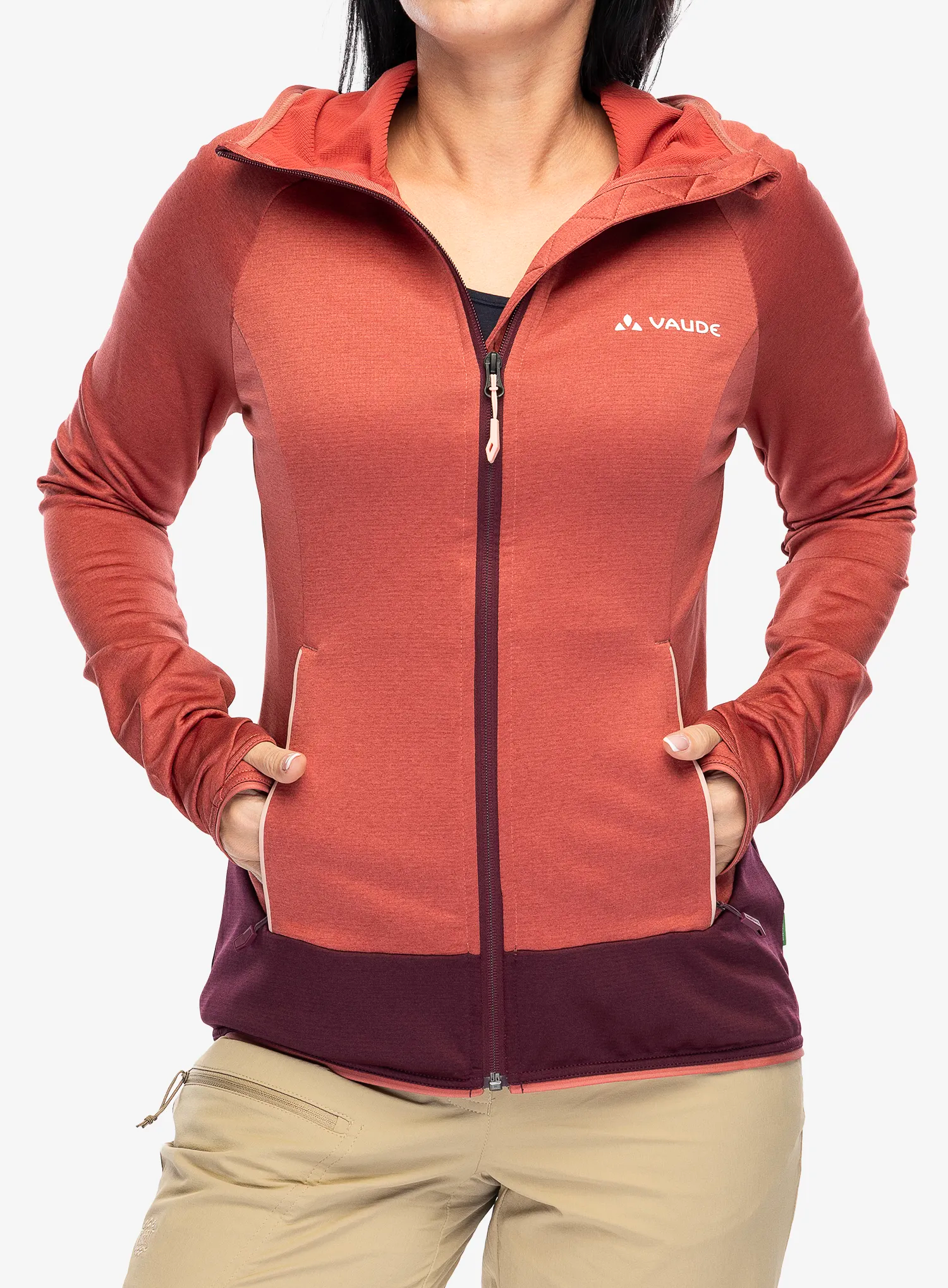Кофта флісова жіноча Vaude Tekoa Fleece Jacket II - brick